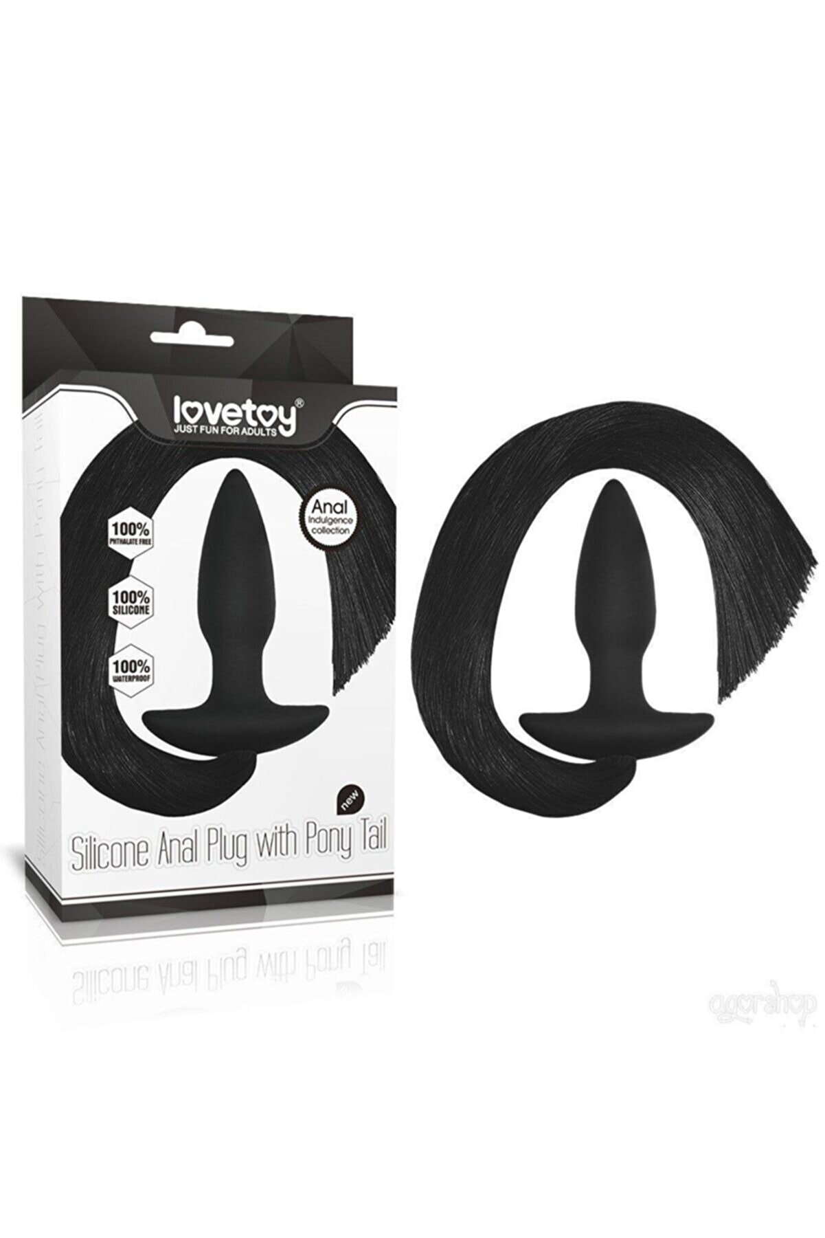 Meyrabest Si̇yah Si̇li̇kon Anal Plug-Af4103