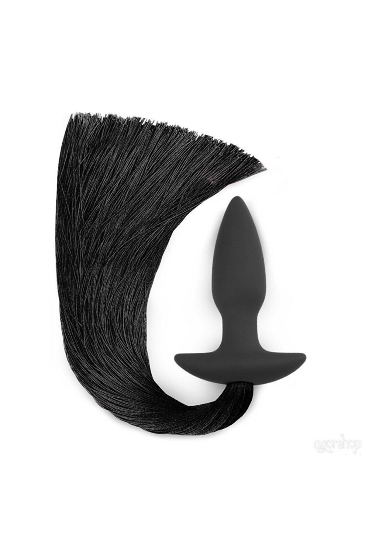 Meyrabest Si̇yah Si̇li̇kon Anal Plug-Af4103