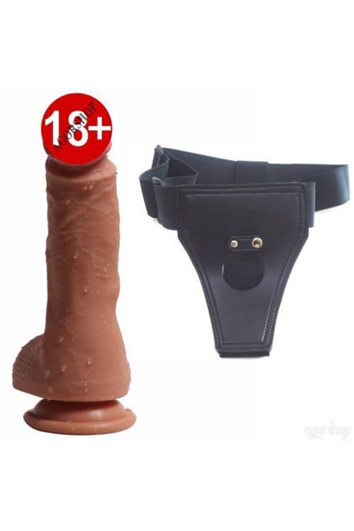 Meyrabest &Ccedil;i̇ft Katmanlı Ekstra Yumuşak Belden Bağlamalı Reali̇sti̇k Peni̇s