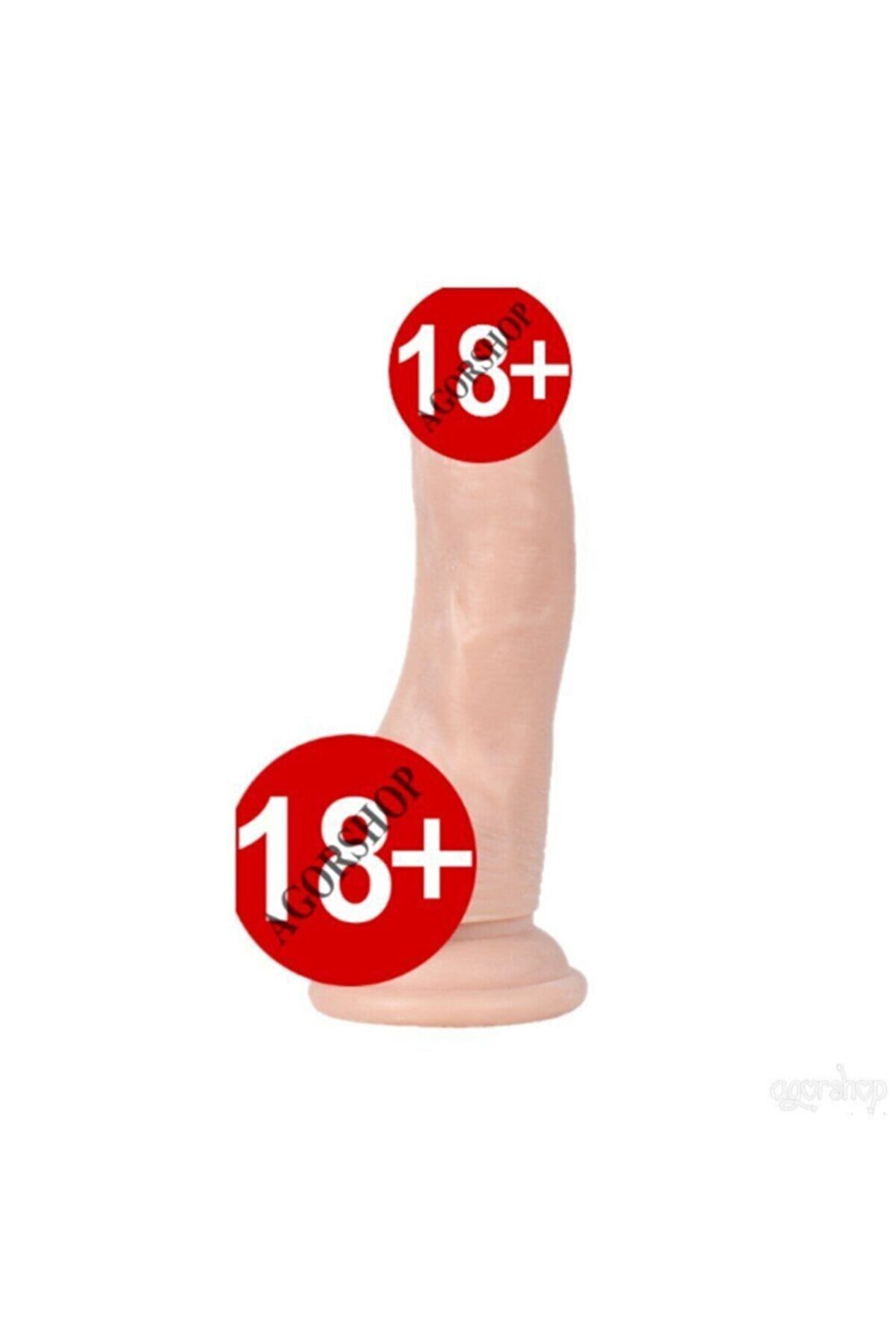 Meyrabest 16 Cm Vantuzlu Raeli̇sti̇k Peni̇s Di̇ldo-R527