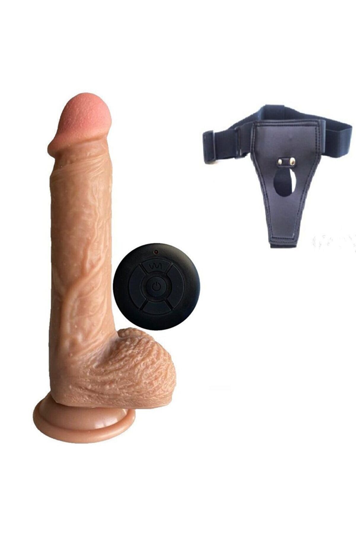 Meyrabest Uzaktan Kumandalı Oynarbaşlı Hareketli̇ Belden Bağlamalı Peni̇s 22 Cm