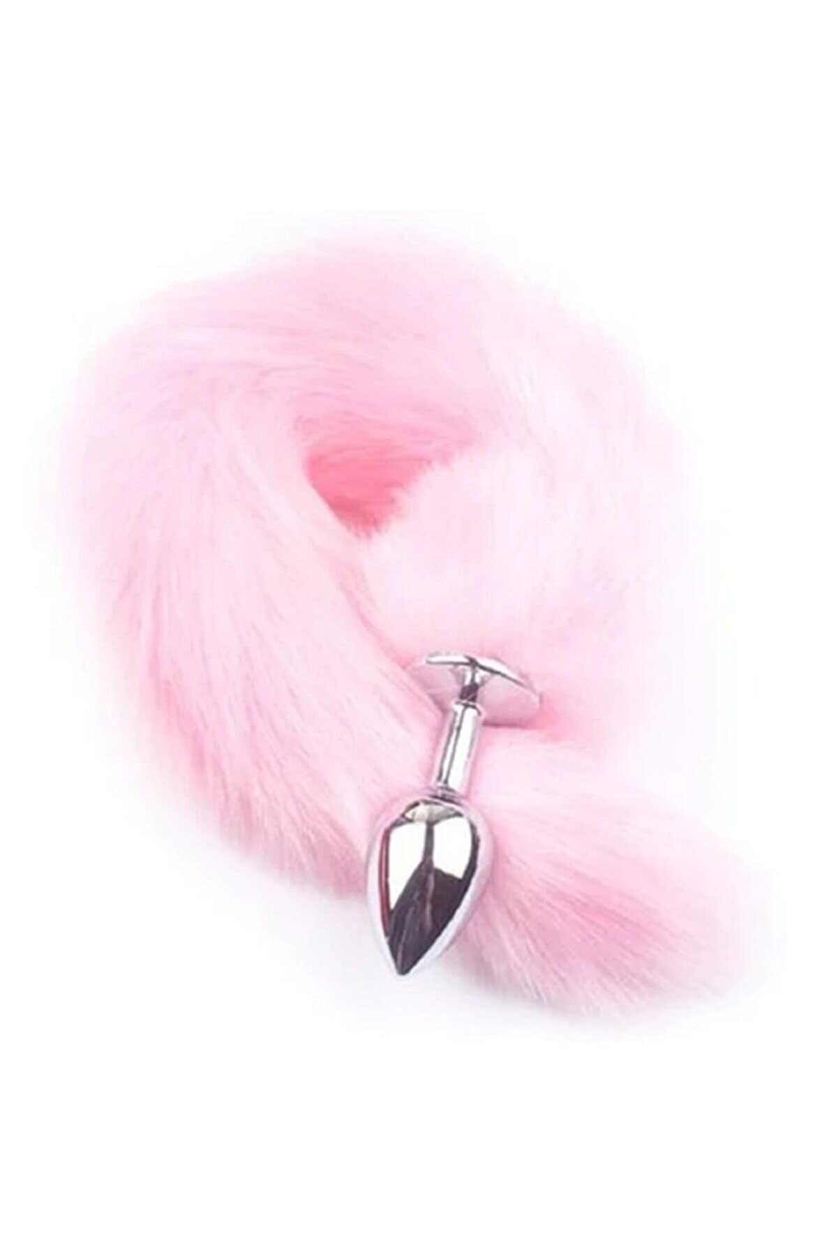 Meyrabest Meyra Best Metali̇cors Ti̇lki̇ Kuyruklu Metal Anal Plug Pembe