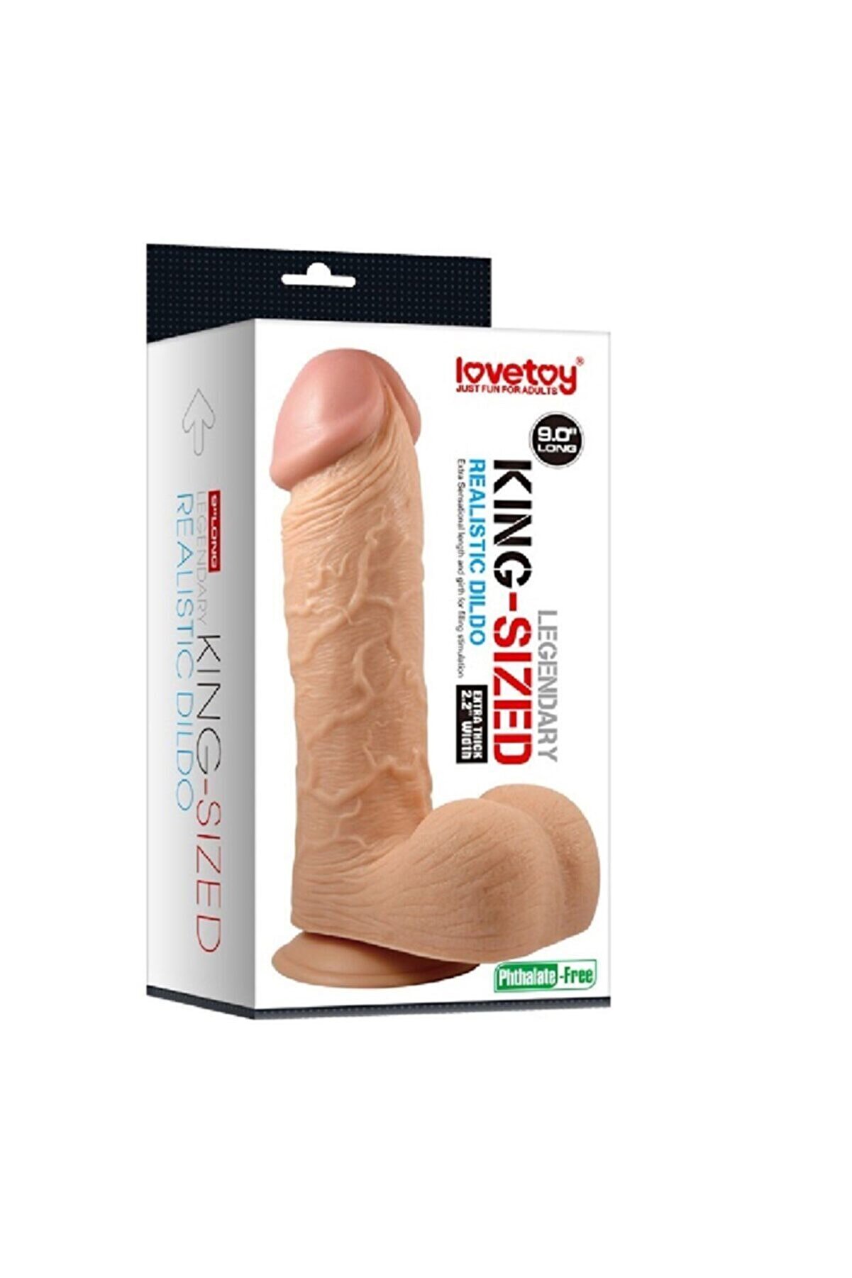 Meyrabest Lovetoy Ki̇ng Si̇zed Kalın Reali̇sti̇k Peni̇s 23Cm