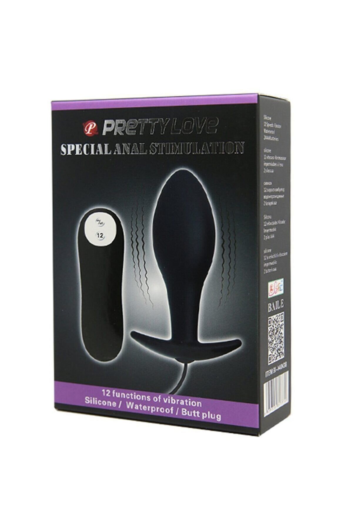 Meyrabest Pretty Love Speci̇al Anal Sti̇mulati̇on 12 Fonksi̇yonlu Ti̇treşi̇mli̇ Butt Plug