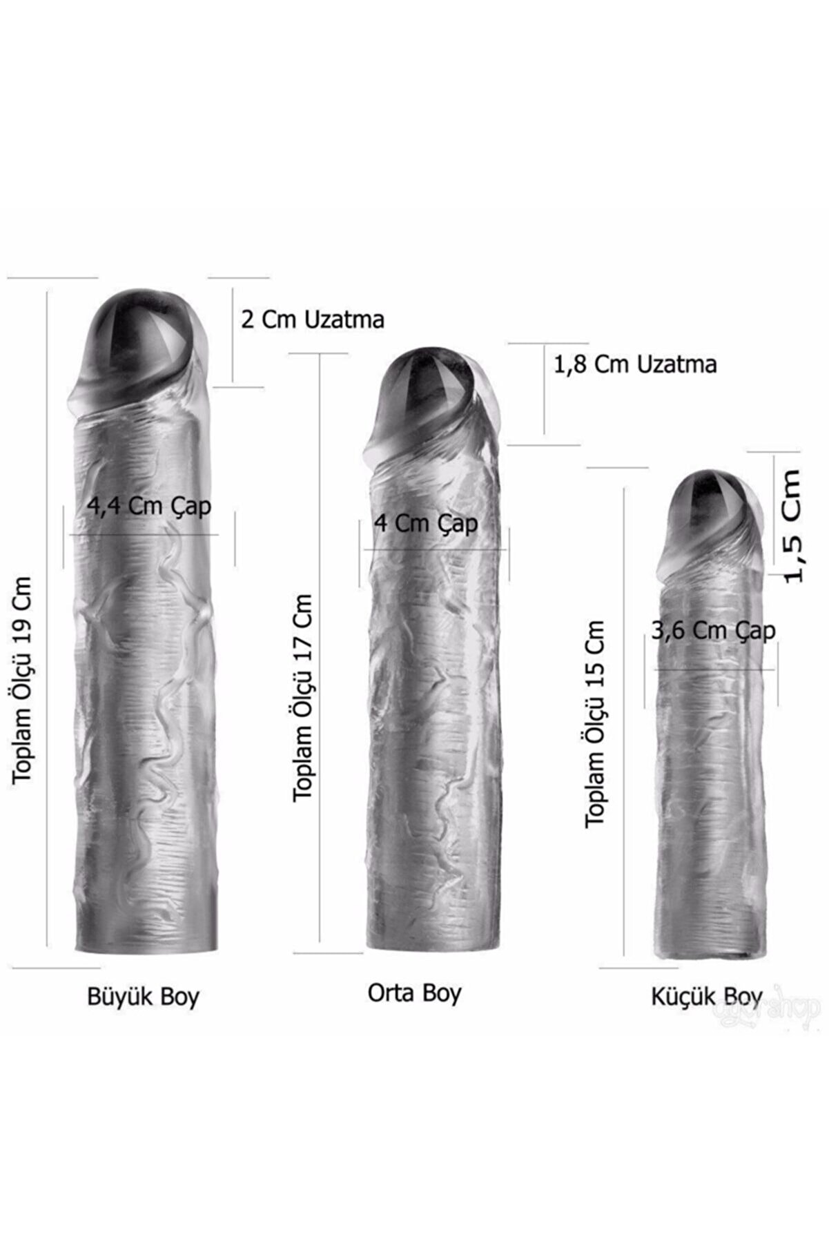 Meyrabest Shequ Textured Peni̇s Sleeves Dolgulu Sli̇kon Peni̇s Kılıfı Seti̇ Black