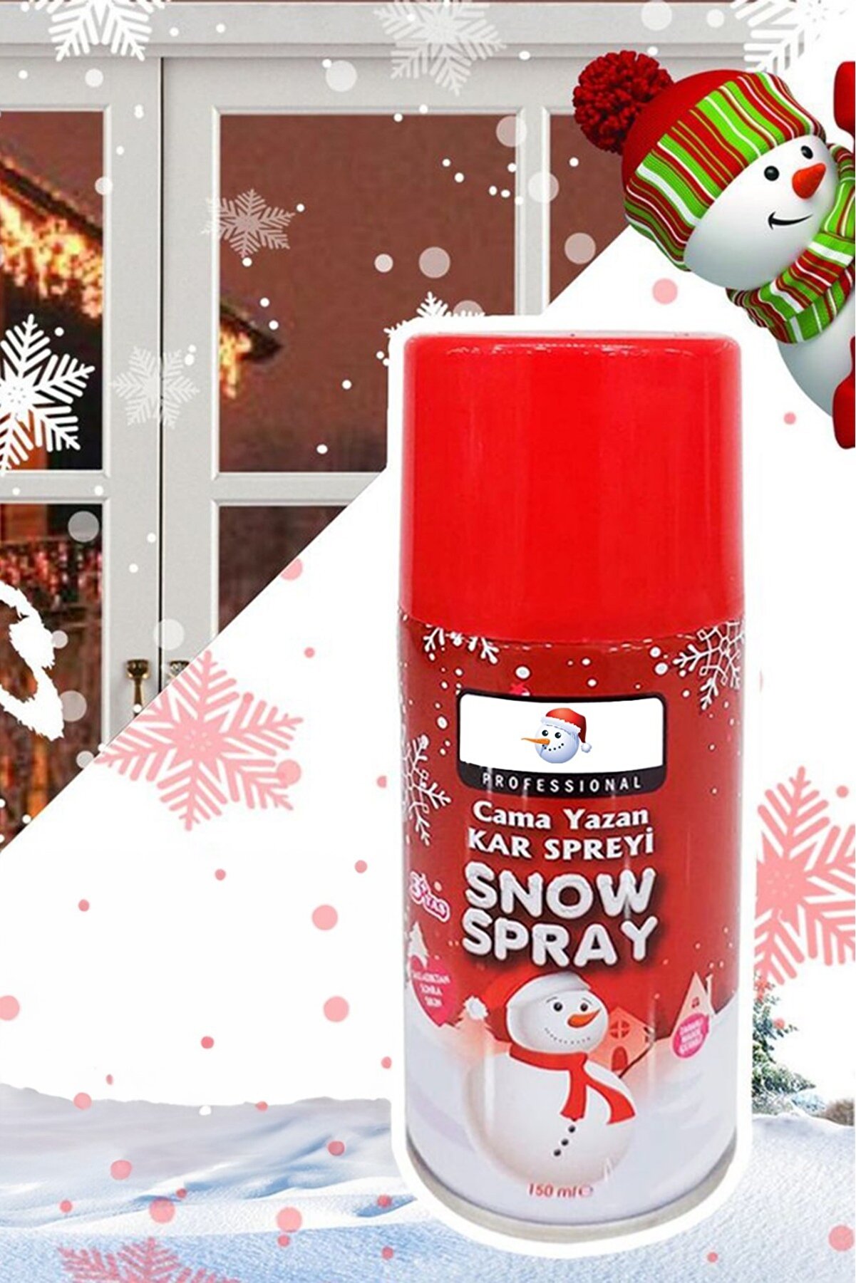 Technoi̇ Cama Yazan Kar Spreyi̇ Snow Spray 150 Ml