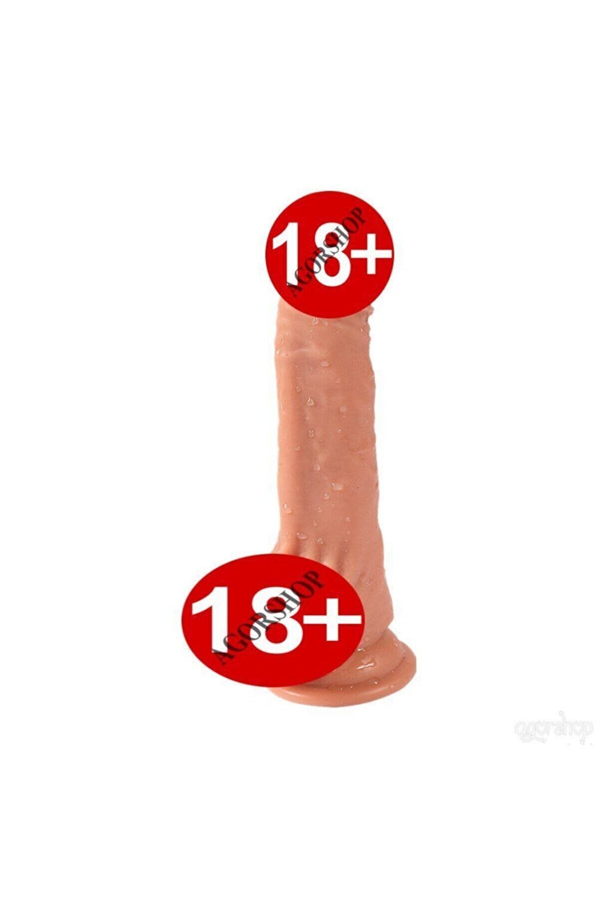 Meyrabest Kevi̇n 20 Cm &Ccedil;i̇ft Katmanlı Ger&ccedil;ek&ccedil;i̇ Et Dokulu Reali̇sti̇k Peni̇s-R522