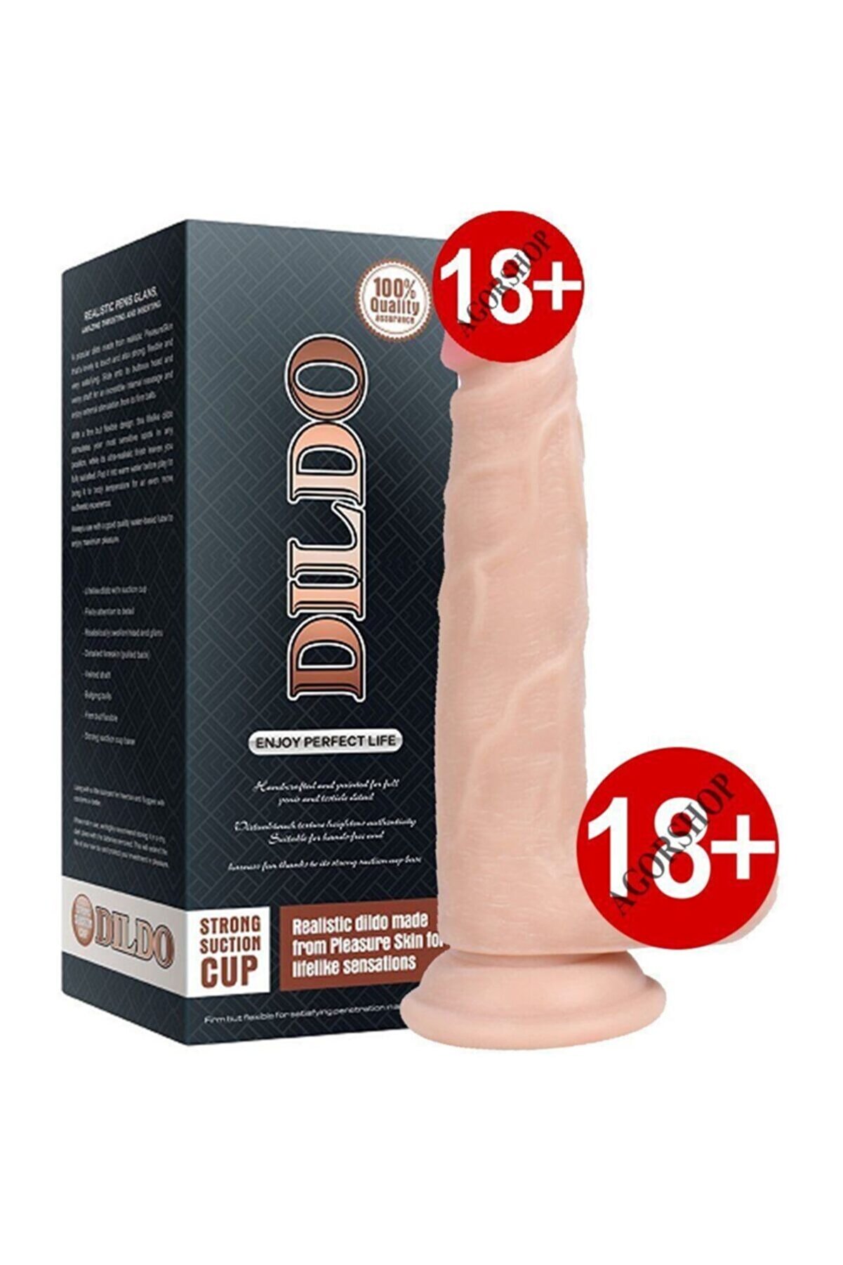 Meyrabest Di̇ldo Seri̇es Mars  Esnek Dokuda Reali̇sti̇k Peni̇s Di̇ldo 20 Cm