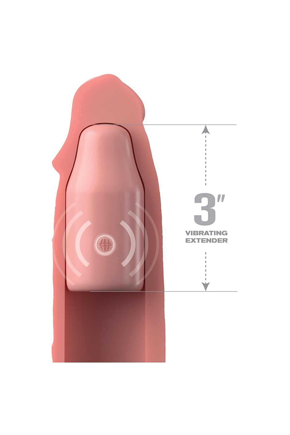 Agor Fantasy X-Tensi̇ons Uzaktan Kumandalı 7,6 Cm Dolgulu Ti̇treşi̇mli̇ Peni̇s Kılıfı