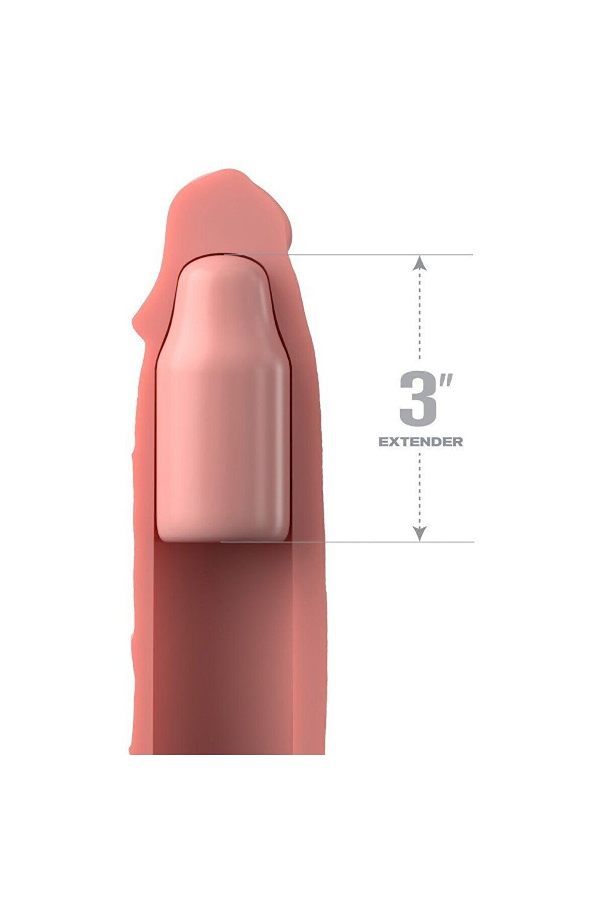 Agor Fantasy X-Tensi̇ons Eli̇te 3   Longer Peni̇s Kılıfı