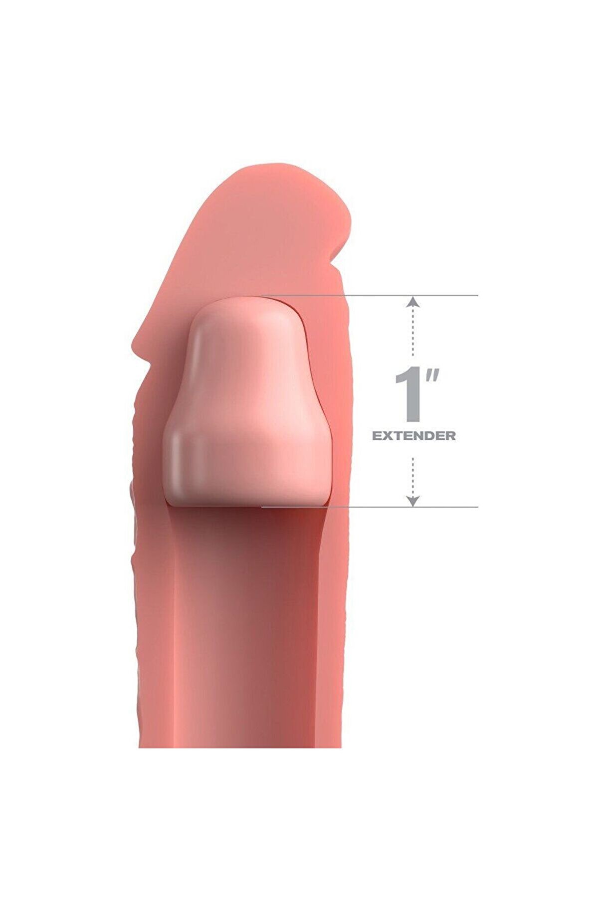 Agor Fantasy X-Tensi̇ons Eli̇te 1   Si̇li̇cone Peni̇s Sleeve Peni̇s Kılıfı