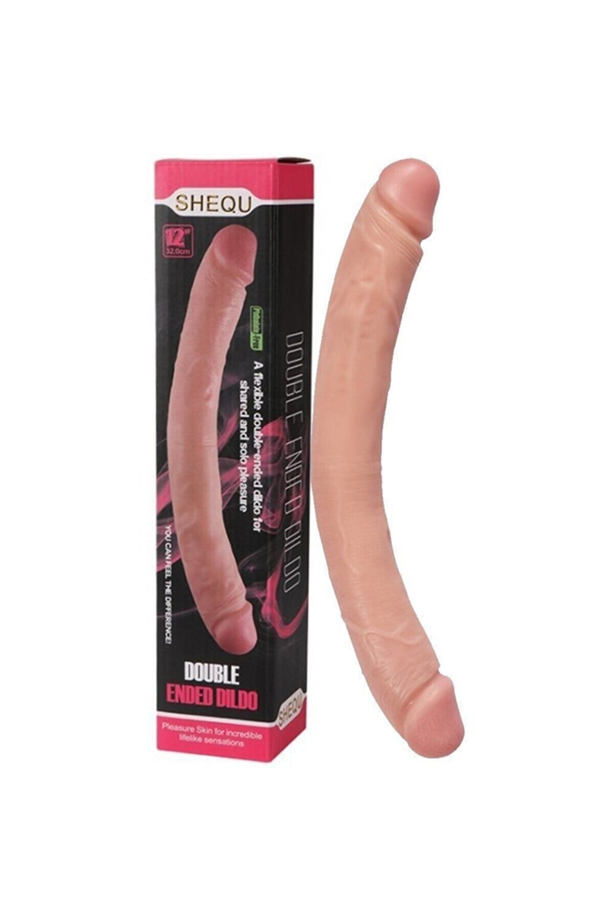 Meyrabest Esnek Yapıda B&uuml;k&uuml;lebi̇li̇r Shequ Grove 33 Cm Flexi̇ble Esnek Lezbi̇yen &Ccedil;i̇ft Taraflı Peni̇s