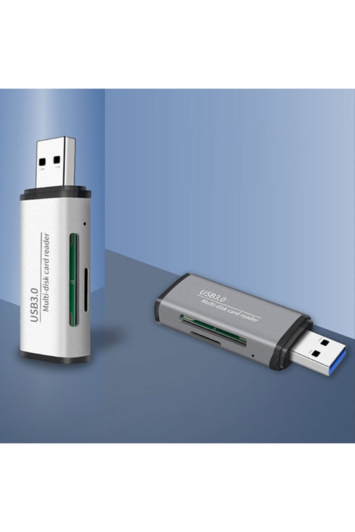 Ads-105 Usb 3.0 Hızlı Card Reader Sd/Tf Hafıza Kart Okuyucu-(5775)