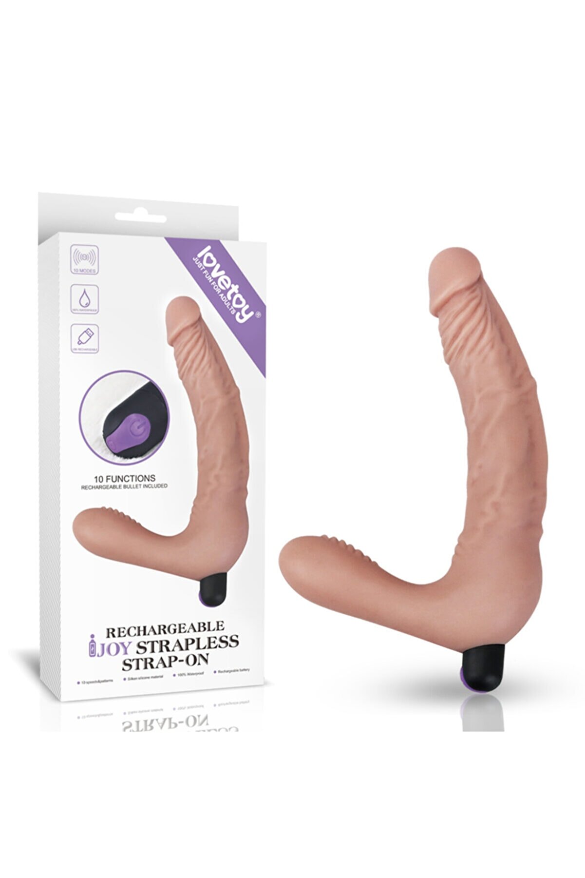 Meyrabest Rechargeable Ijoy Strapless Strapon &Ccedil;ok Ama&ccedil;lı Reali̇sti̇k Lezbi̇yen Peni̇s
