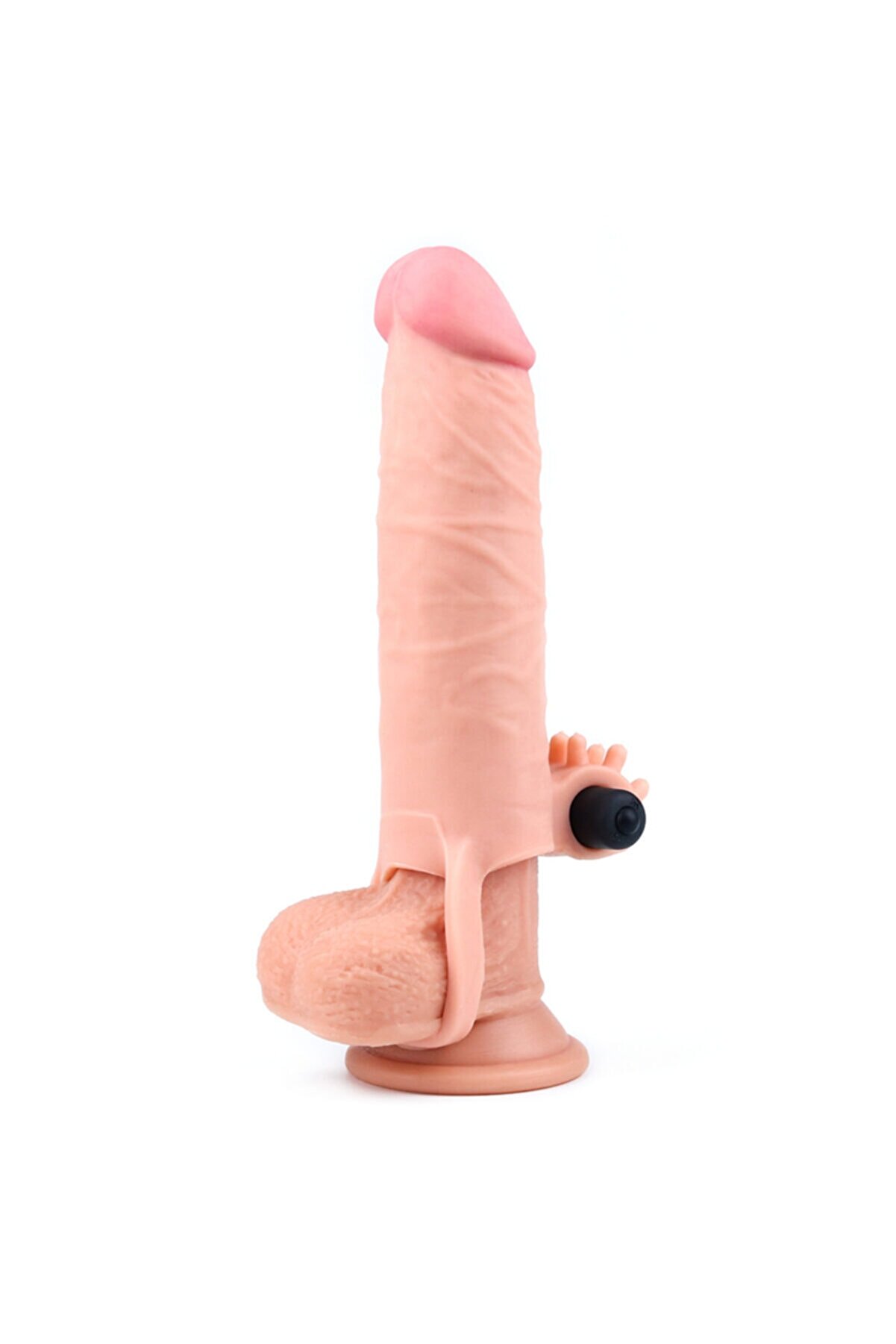 Lovetoy Pleasure X-Tender Ti̇treşi̇mli̇ 50 Mm Uzatmalı Tam Kavrayan Yapısıyla Kali̇teli̇ Peni̇s Kılıfı