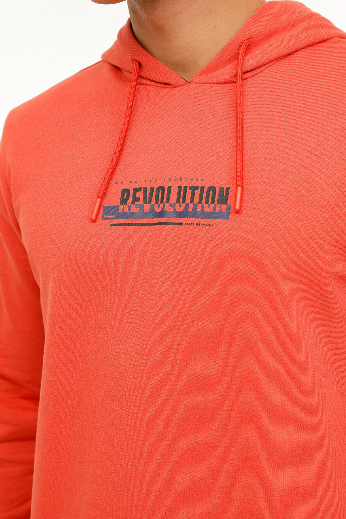 Ki̇neti̇x Me Fred-B 17Ed01 3Pr Turuncu Erkek Sweatshi̇rt