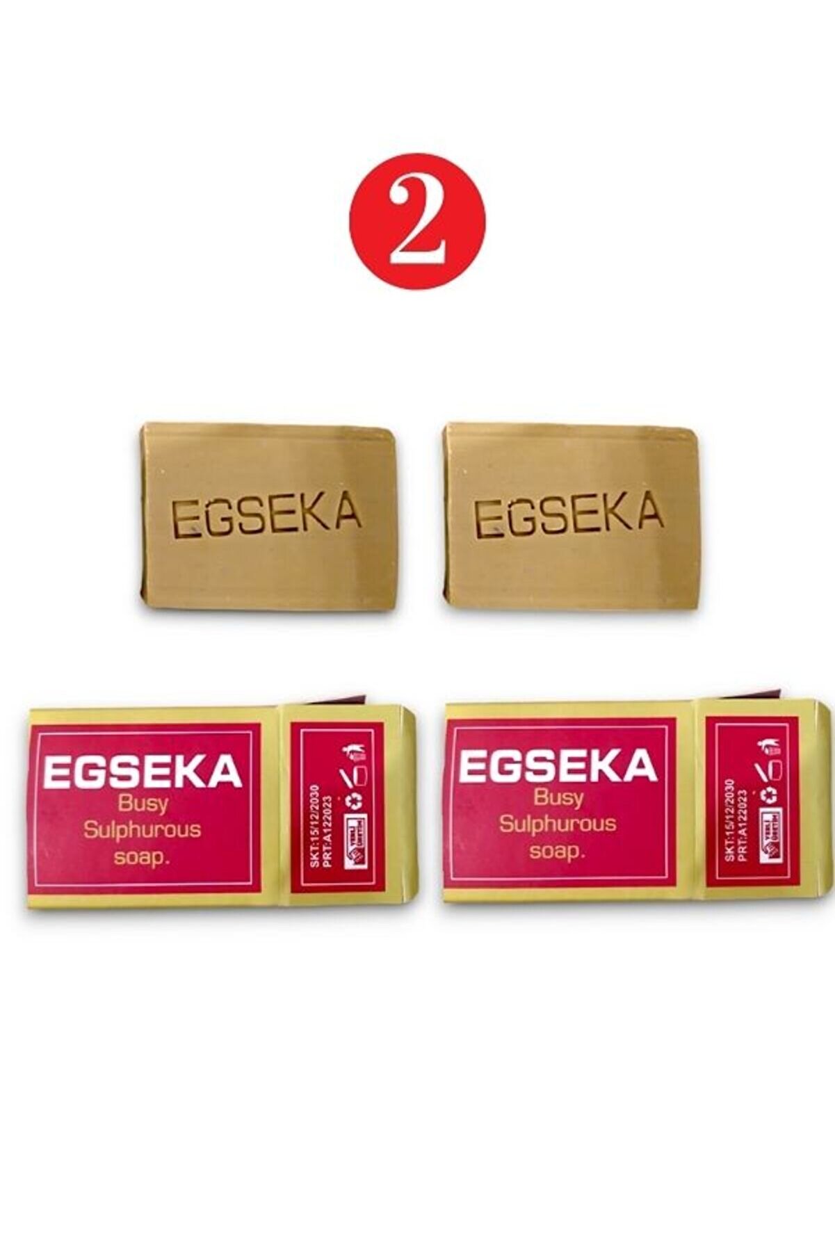 egseka Egza Kükürtlü Sabun 2 Adet