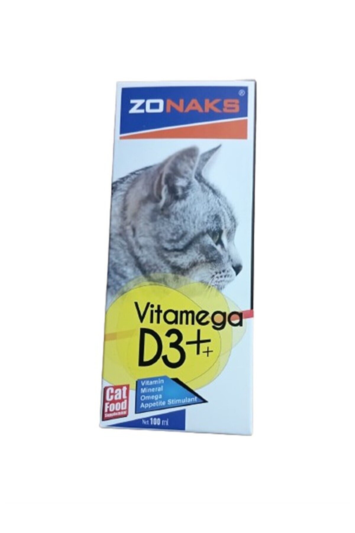 Zonax Kedi̇ler İ&ccedil;i̇n Vi̇tmami̇n + D3 + Omega3-Omega6- Omega -9