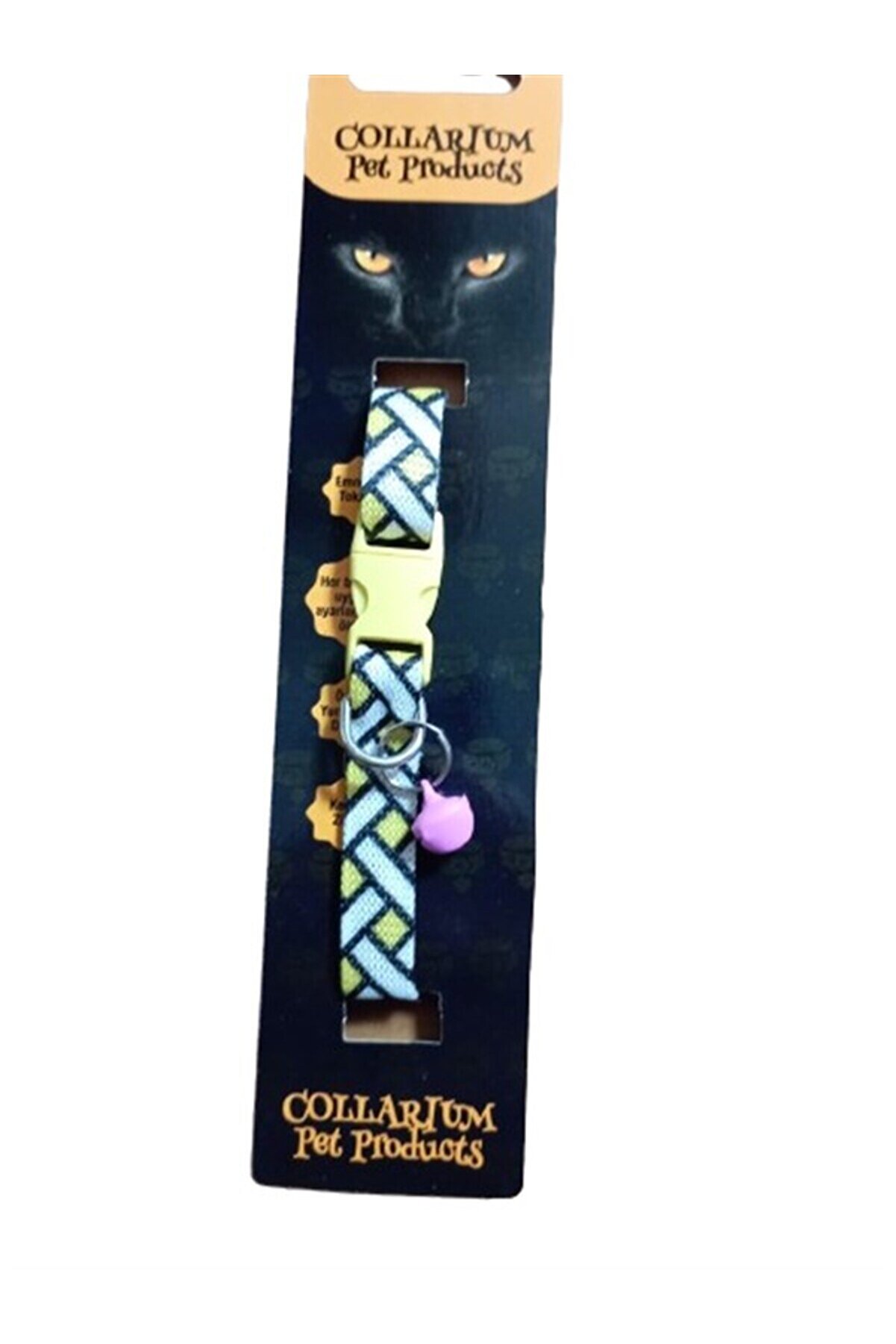 Collarıum Pet Kedi̇ Boyun Tasması Teksti̇l ( Her Bedene Uygun Ayarlanabi̇li̇r &Ouml;l&ccedil;i̇ Ve Kedi̇ Zi̇lli̇ )