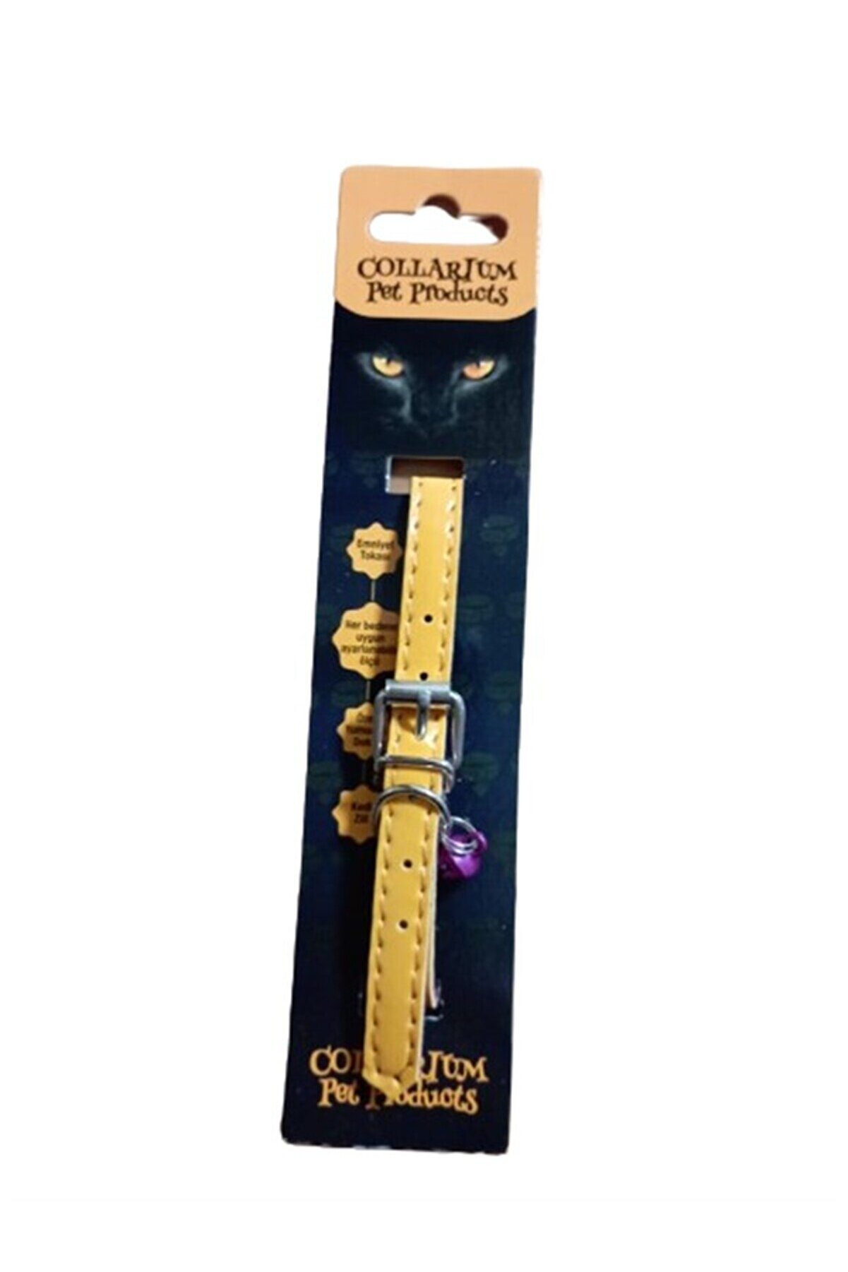 Collarıum Kedi̇ Boyun Tasması Deri̇ ( Her Bedene Uygun Ayarlanabi̇li̇r &Ouml;l&ccedil;i̇ Ve Kedi̇ Zi̇lli̇ )