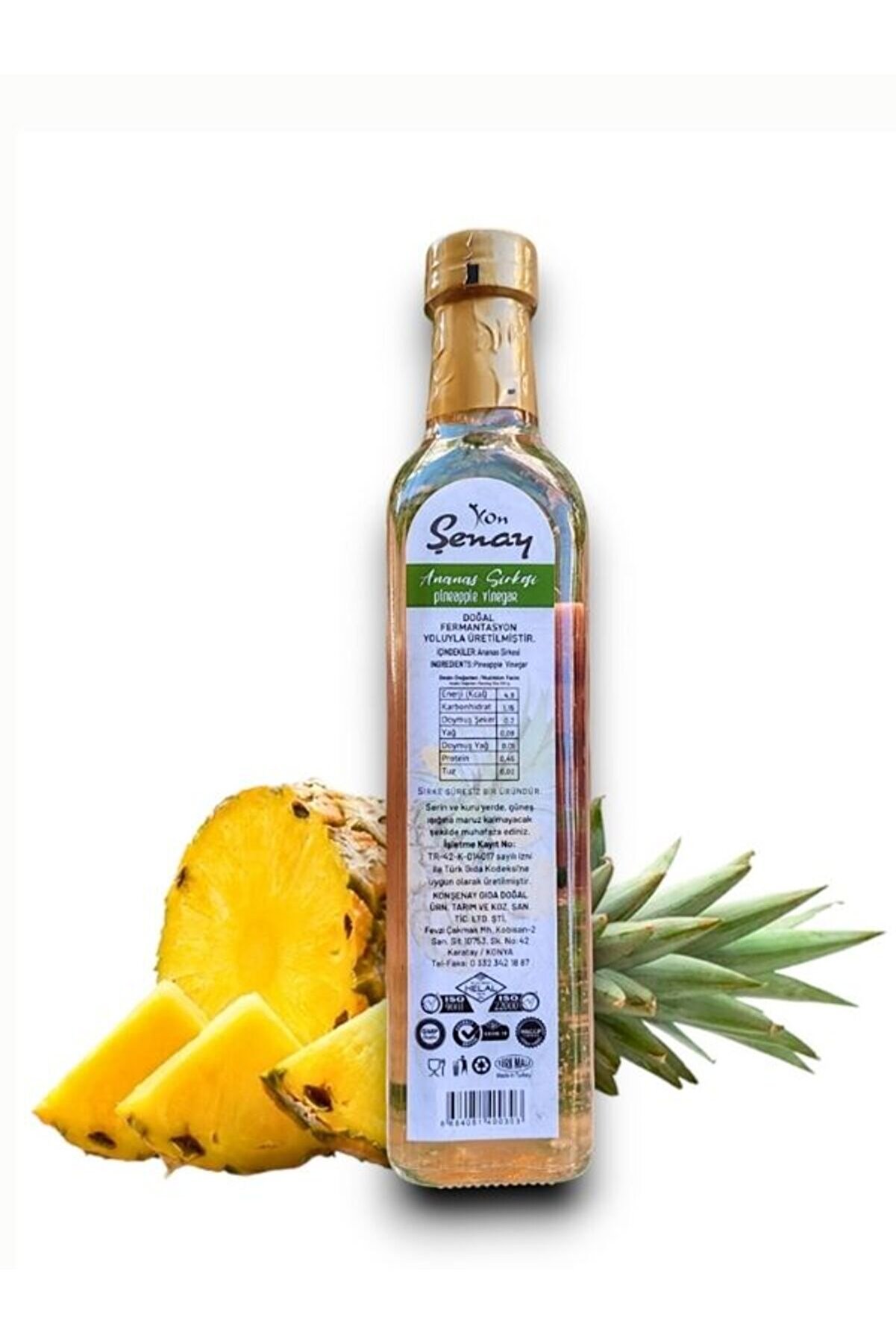 Ananaslı Detoks Si̇rkesi̇ Ananas Si̇rkesi̇ 500 Ml