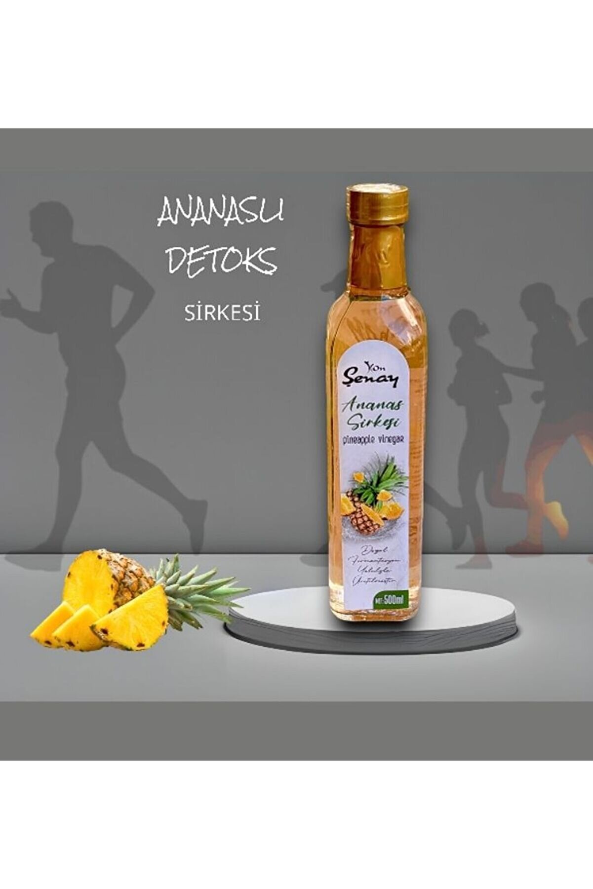 Ananaslı Detoks Si̇rkesi̇ Ananas Si̇rkesi̇ 500 Ml