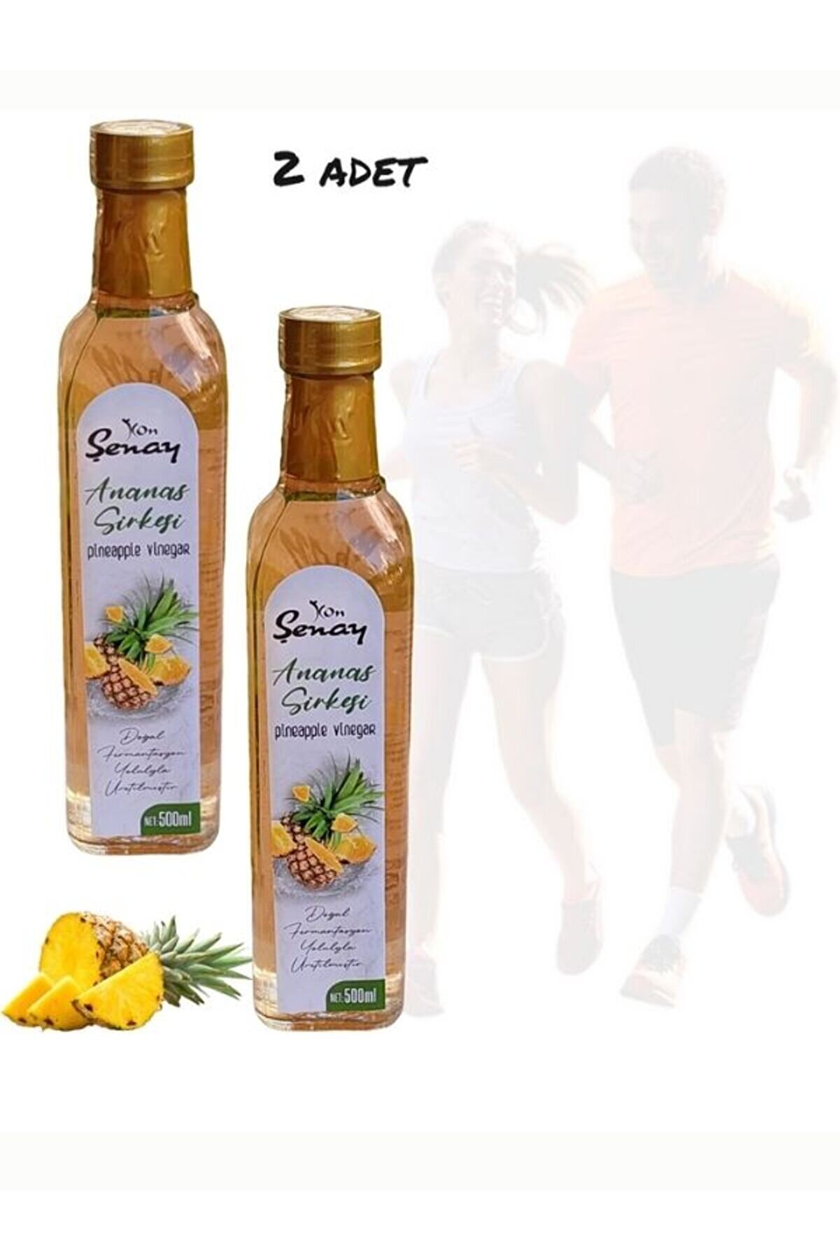 Ananaslı Detoks Si̇rkesi̇ Ananas Si̇rkesi̇ 500 Ml
