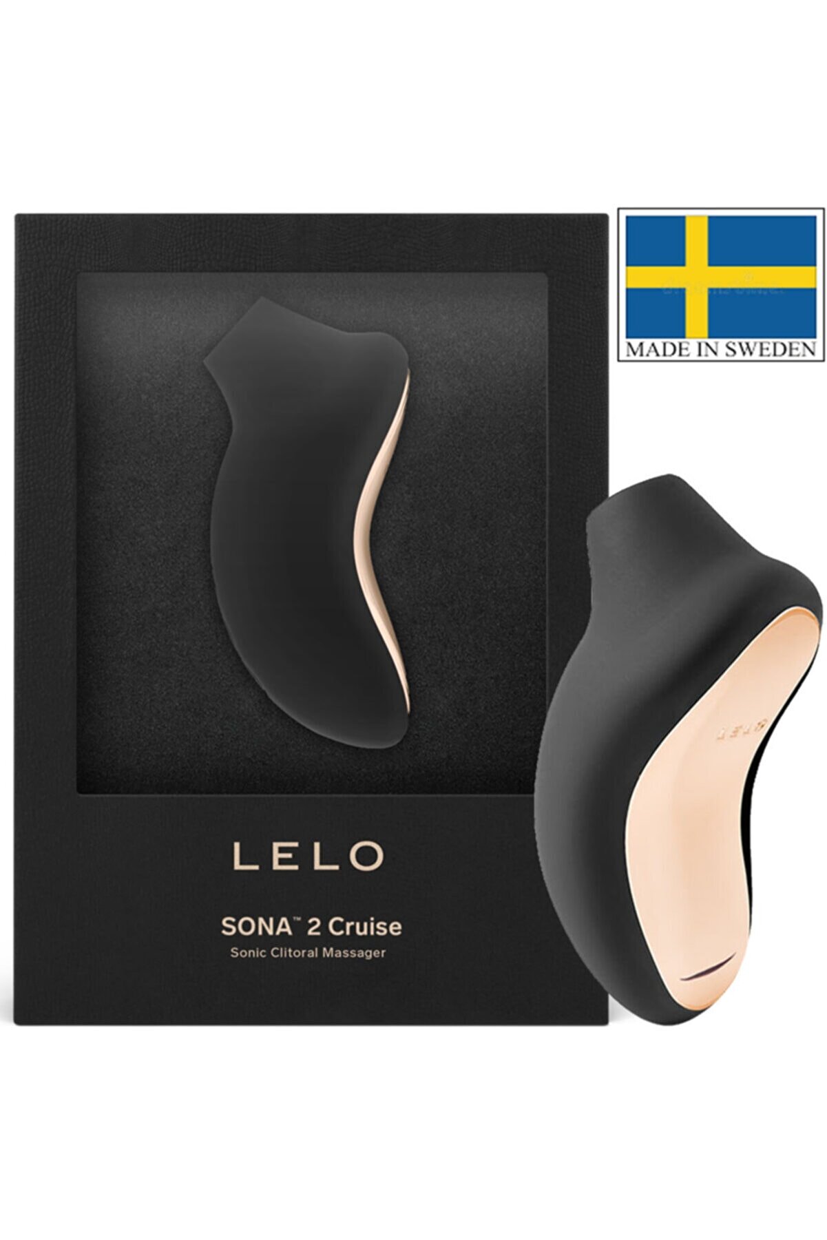 Lelo Sona 2 Crui̇se Soni̇c Black Emi̇ş G&uuml;&ccedil;l&uuml; Kli̇tori̇s Masaj Aleti̇ Agr