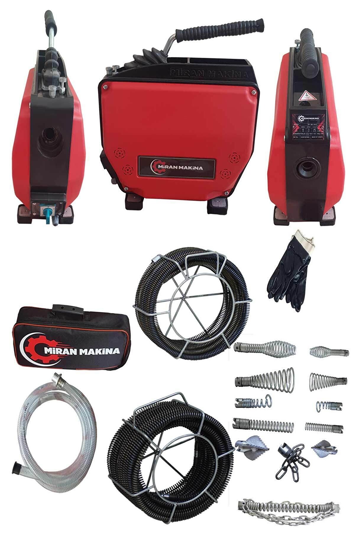 Mi̇ran Kanal Açma Maki̇nesi̇ 16-22 Mm Set