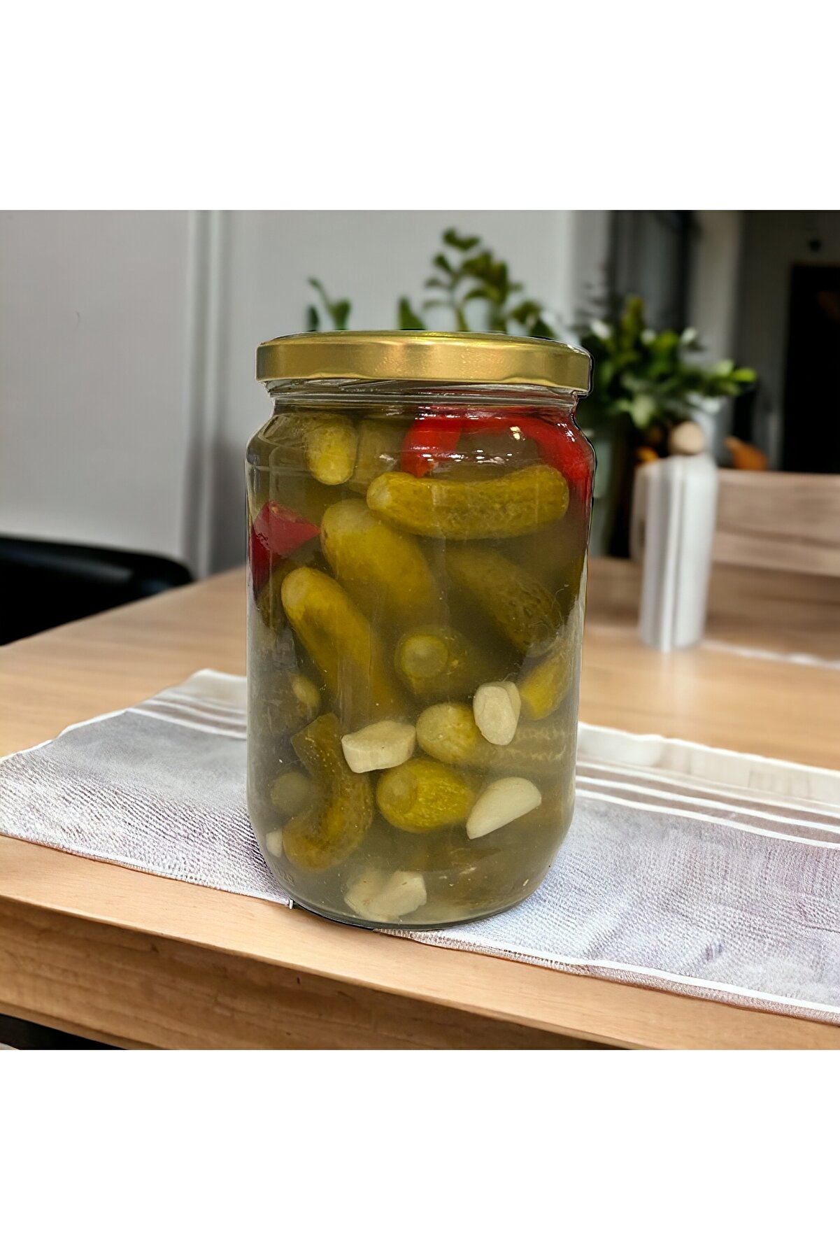 Mustafa Baloğlu Bal &Uuml;r&uuml;nleri̇ Organi̇k El Yapımı Salatalık Turşusu 850 Gr.