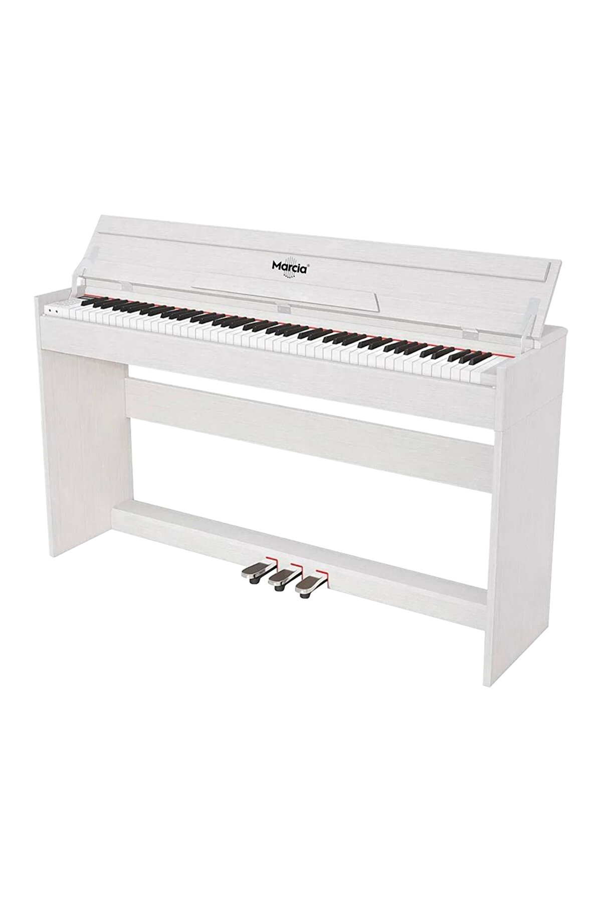 Marci̇a Mk-800 Wh Di̇ji̇tal Konsol Pi̇yano (Tuş Hassasi̇yetli̇, 88 Tuşlu, Kapaklı)