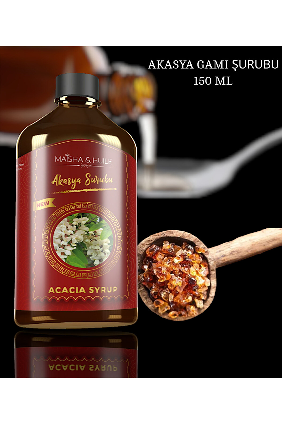 Akasya Şurubu 150 Ml - Acacıa Syrup 2 Adet