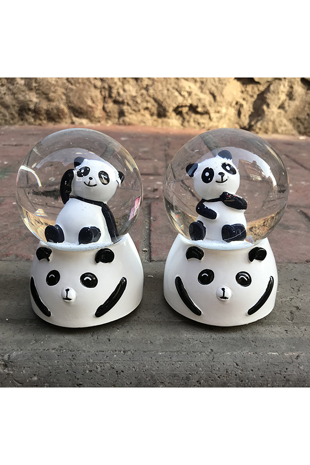 evimdeyokyok Büyük Boy Panda Kar Küresi