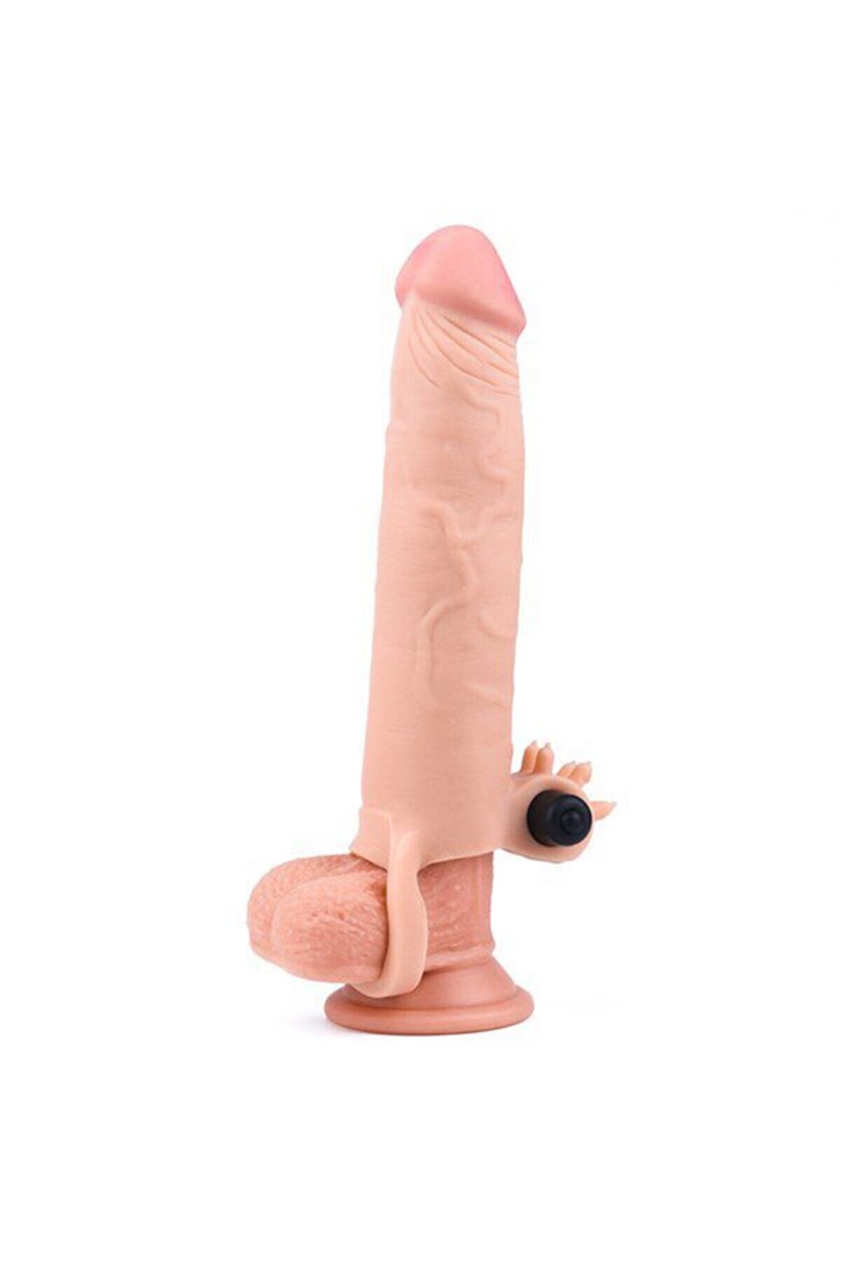 Lovetoy Pleasure X-Tender Ti̇treşi̇mli̇ 76 Mm Uzatmalı Peni̇s Kılıfı