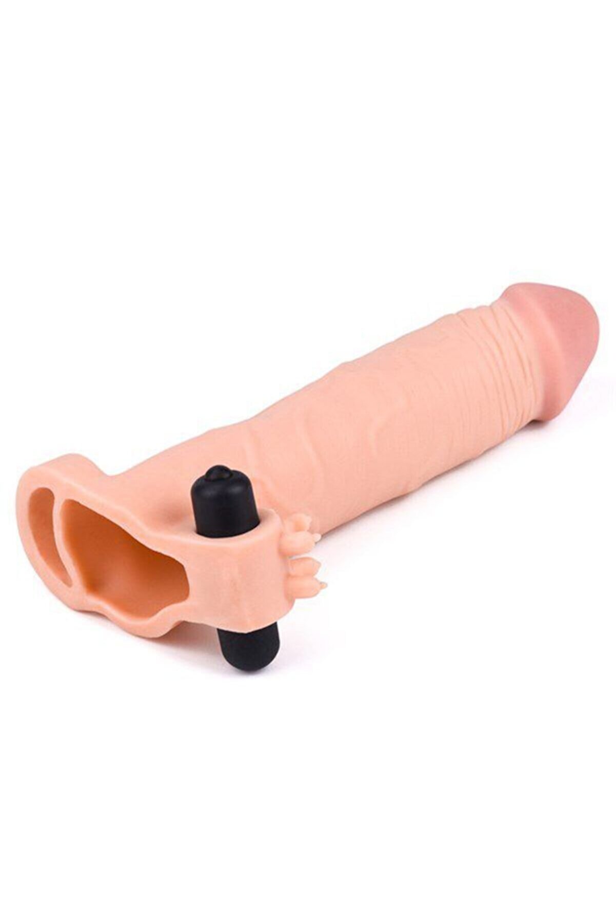 Lovetoy Pleasure X-Tender Ti̇treşi̇mli̇ 76 Mm Uzatmalı Peni̇s Kılıfı