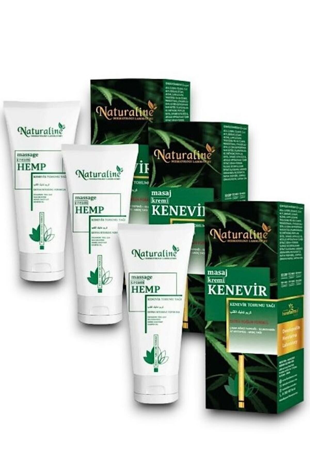 naturline Hemp Cream Kenevir Kremi 100 Ml 3 Adet