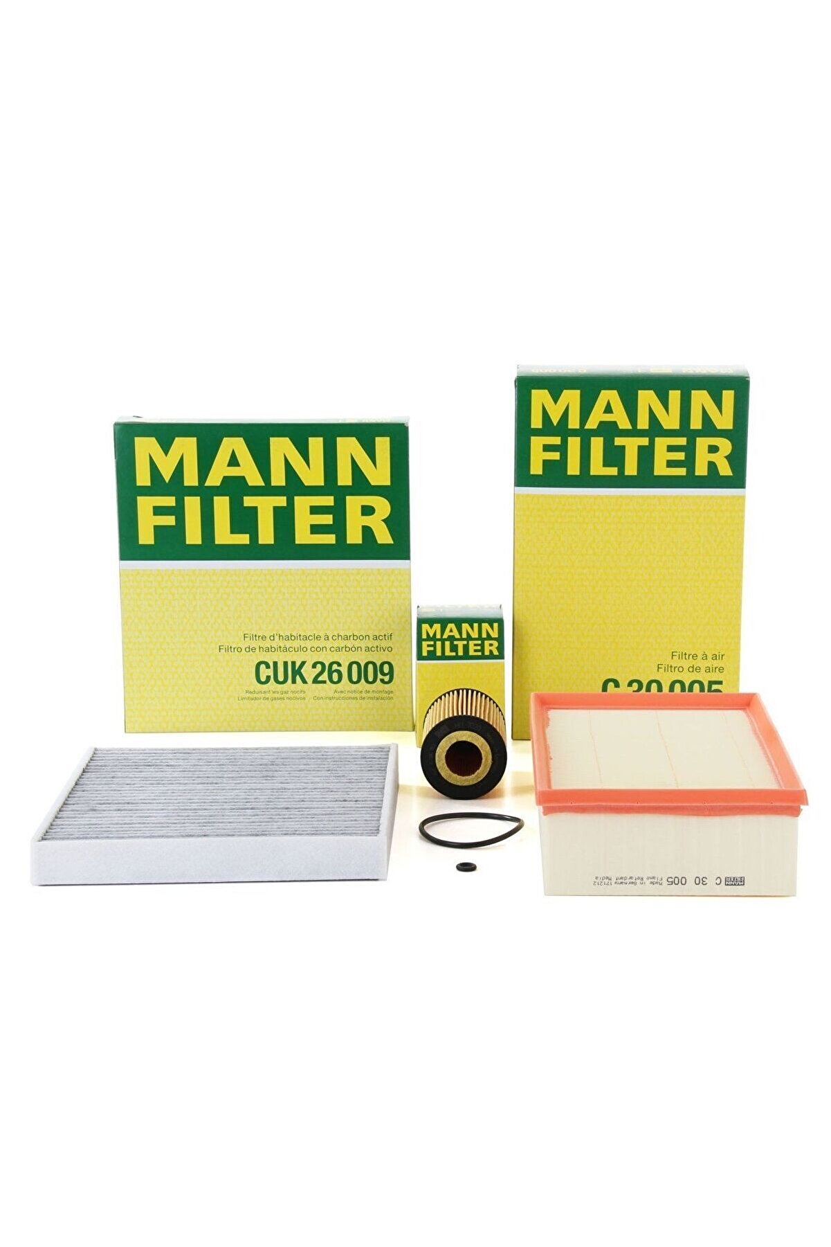 MANN Volkswagen Tiguan 2016 Model Sonrası 2.0 TDI Periyodik Bakım Seti (Yakıt Hariç) Mann Marka