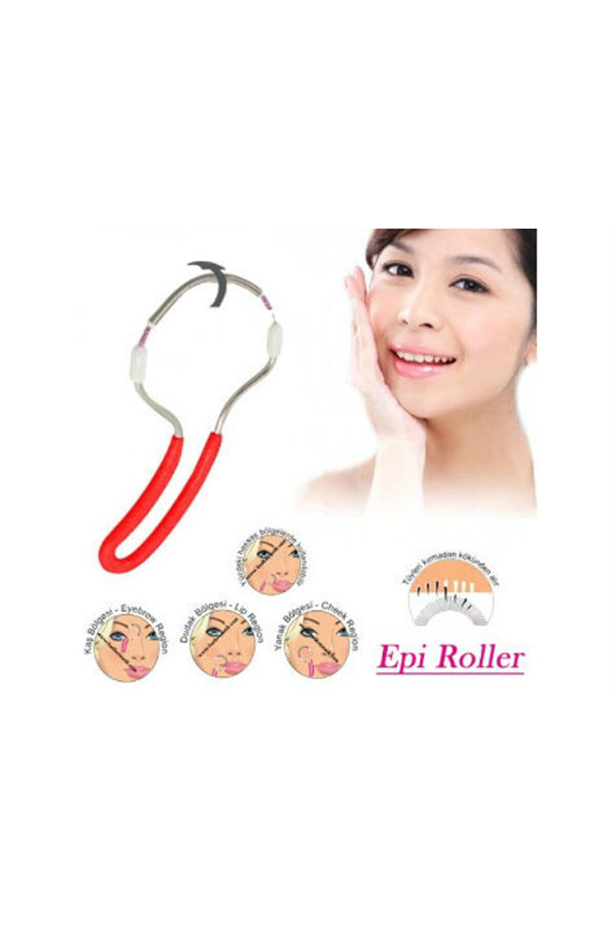 Go İthalat T&uuml;y Alıcı Yaylı Epi̇lat&ouml;r Face Epi̇lex