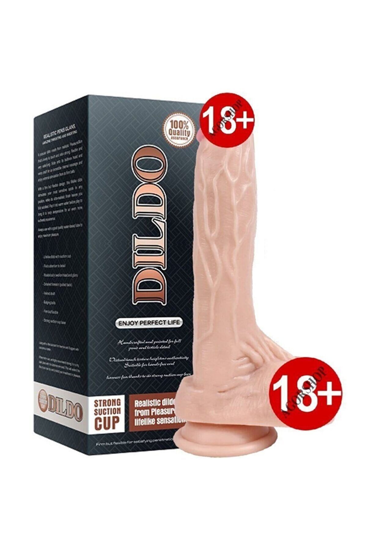 Meyrabest Seri̇es Dragon Reali̇sti̇k Flexi̇ble Esnek Di̇ldo 21 Cm