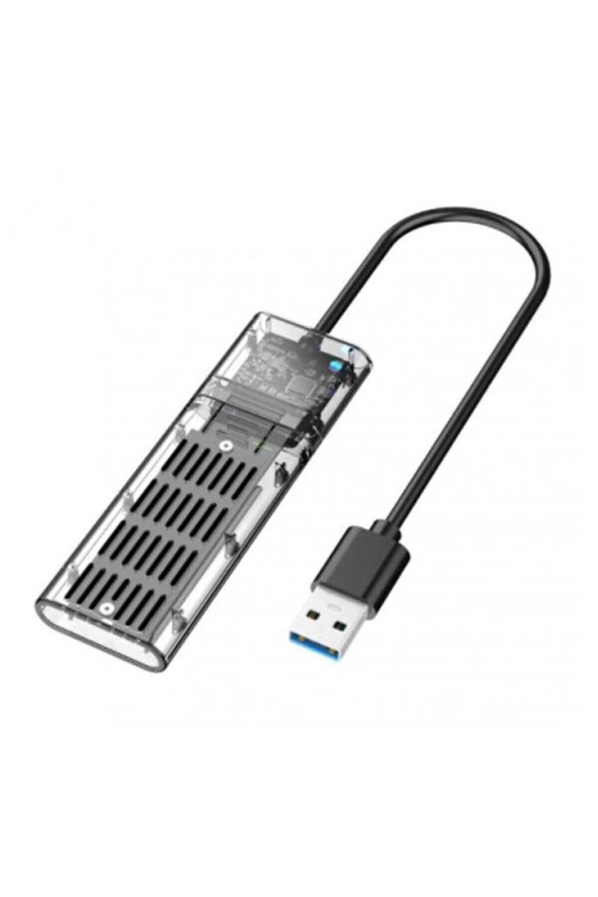 CepteToptan ALLY M.2 Sata USB 3.0 Gen1 SSD Harddisk Kutusu M.2 NGFF- JMS578 Kapaklı-(1903) - CPT202121-7610