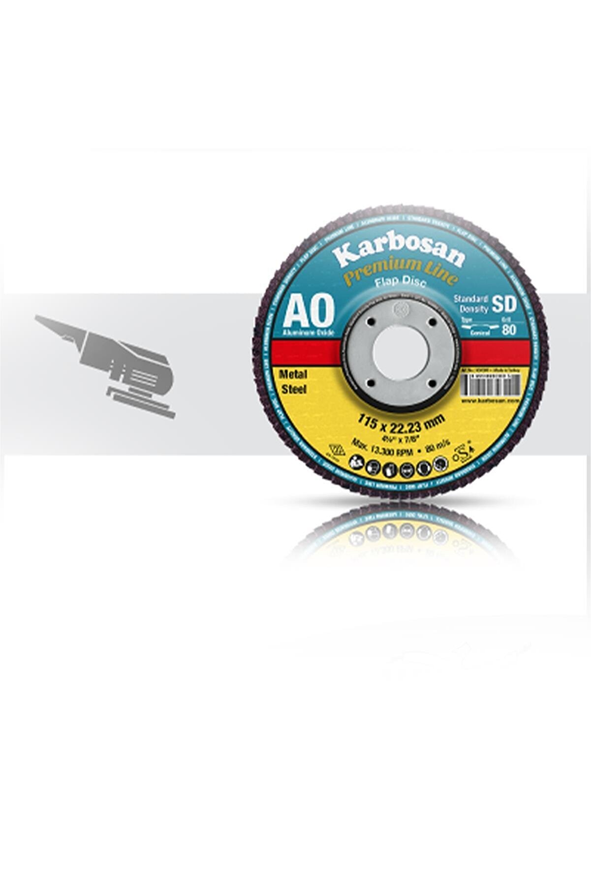 KARBOSAN Flap Ao Kırmızı 180*22 60 Kum (983220)