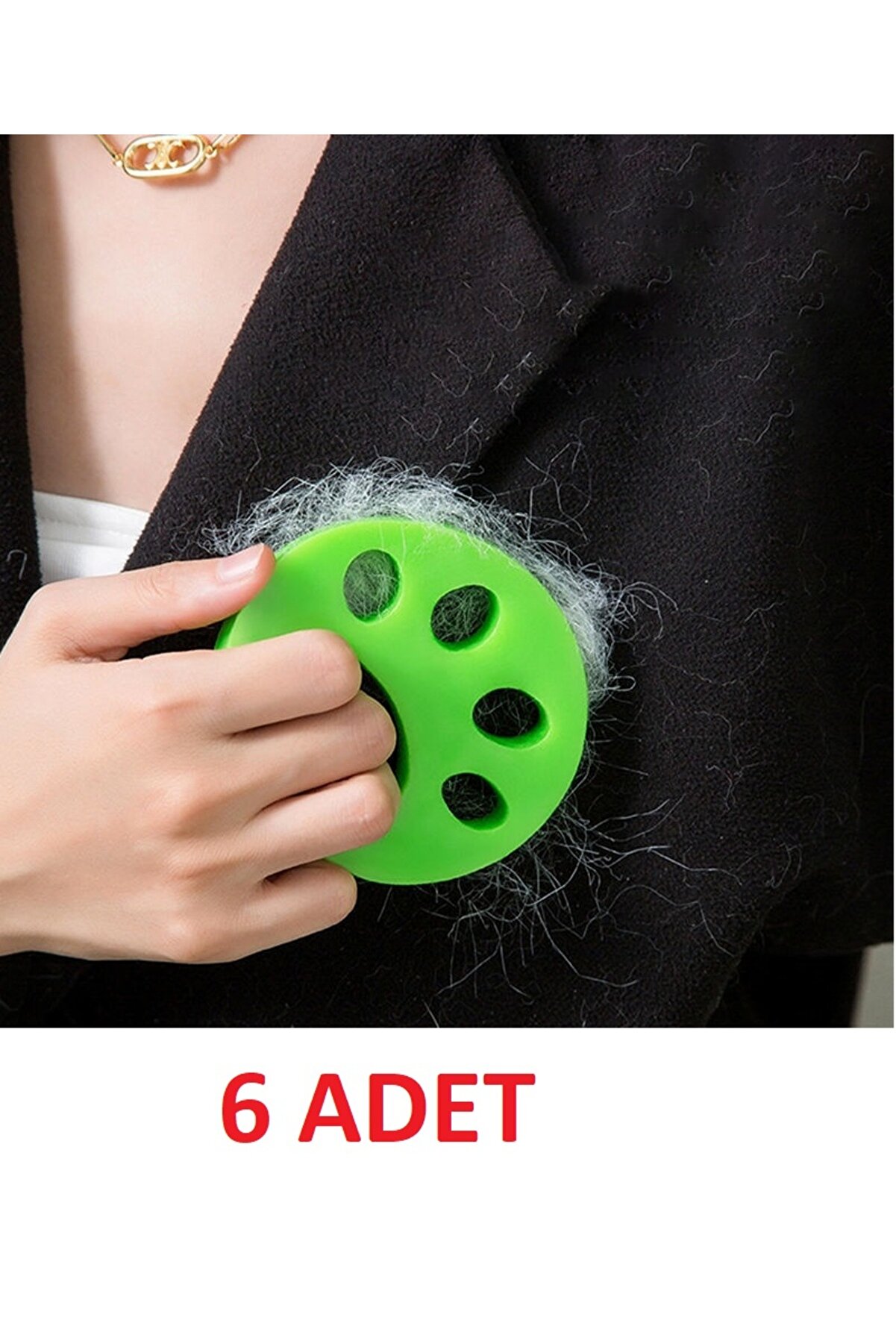 Go İthalat &Ccedil;amaşır Maki̇nesi̇ Ve Evci̇l Hayvanlar İ&ccedil;i̇n T&uuml;y Toplayıcı Yıkanabi̇li̇r Aparat 6 Adet (4247)