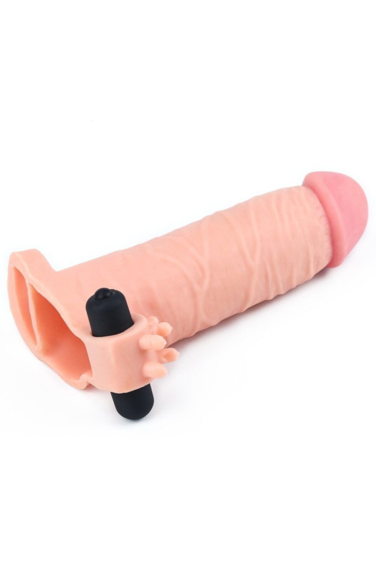 Lovetoy Pleasure X-Tender Vi̇brati̇ng Sleeve Uzatmalı Peni̇s Kılıfı 3 Cm Lv1061