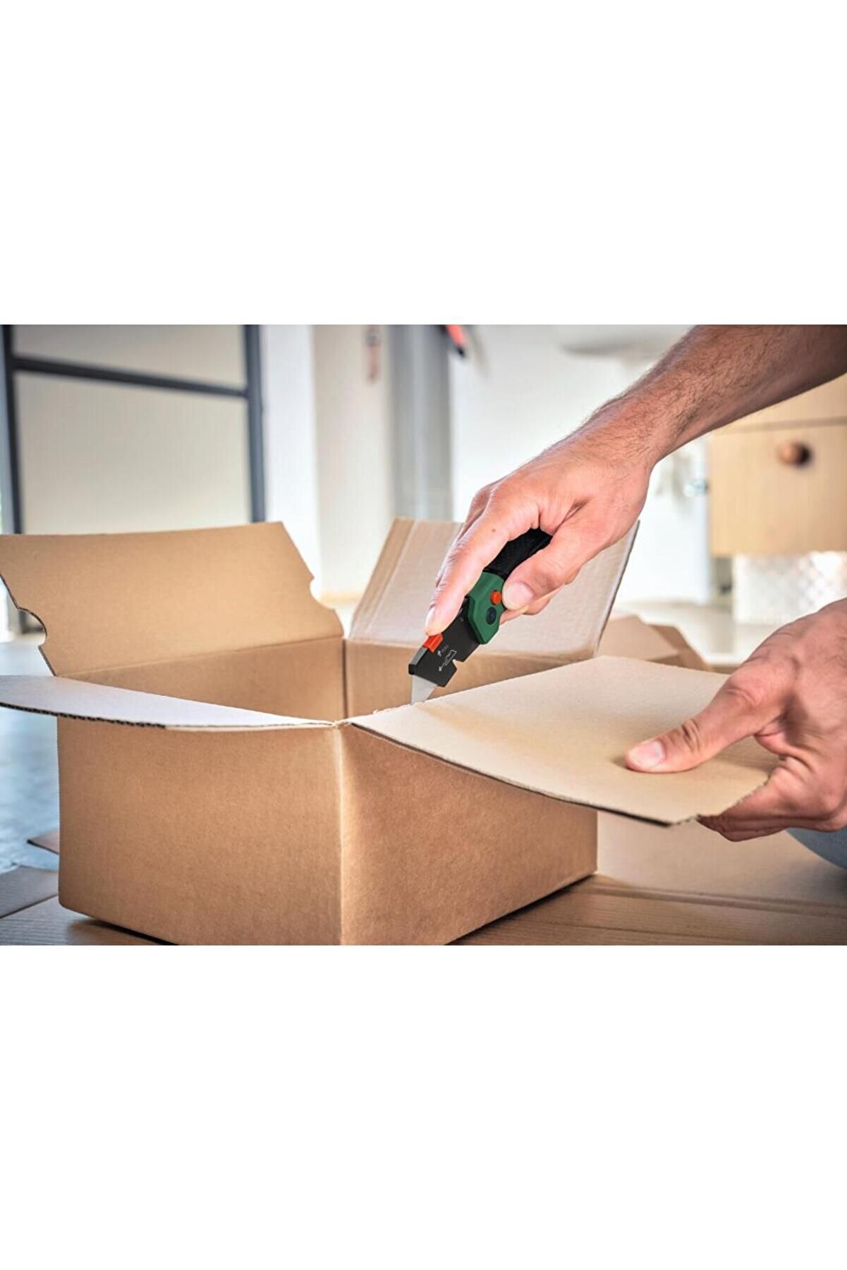 Premi̇um Katlanabi̇li̇r Maket Bıçağı + Kumaş Çanta + 10 Bıçak - 1600A02W7M