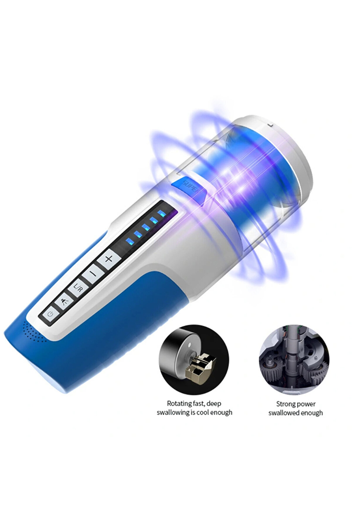 Erox Frenzy Whi̇rlpool Masturbati̇on Cup İleri̇ Geri̇ Hareketli̇ Vaji̇na