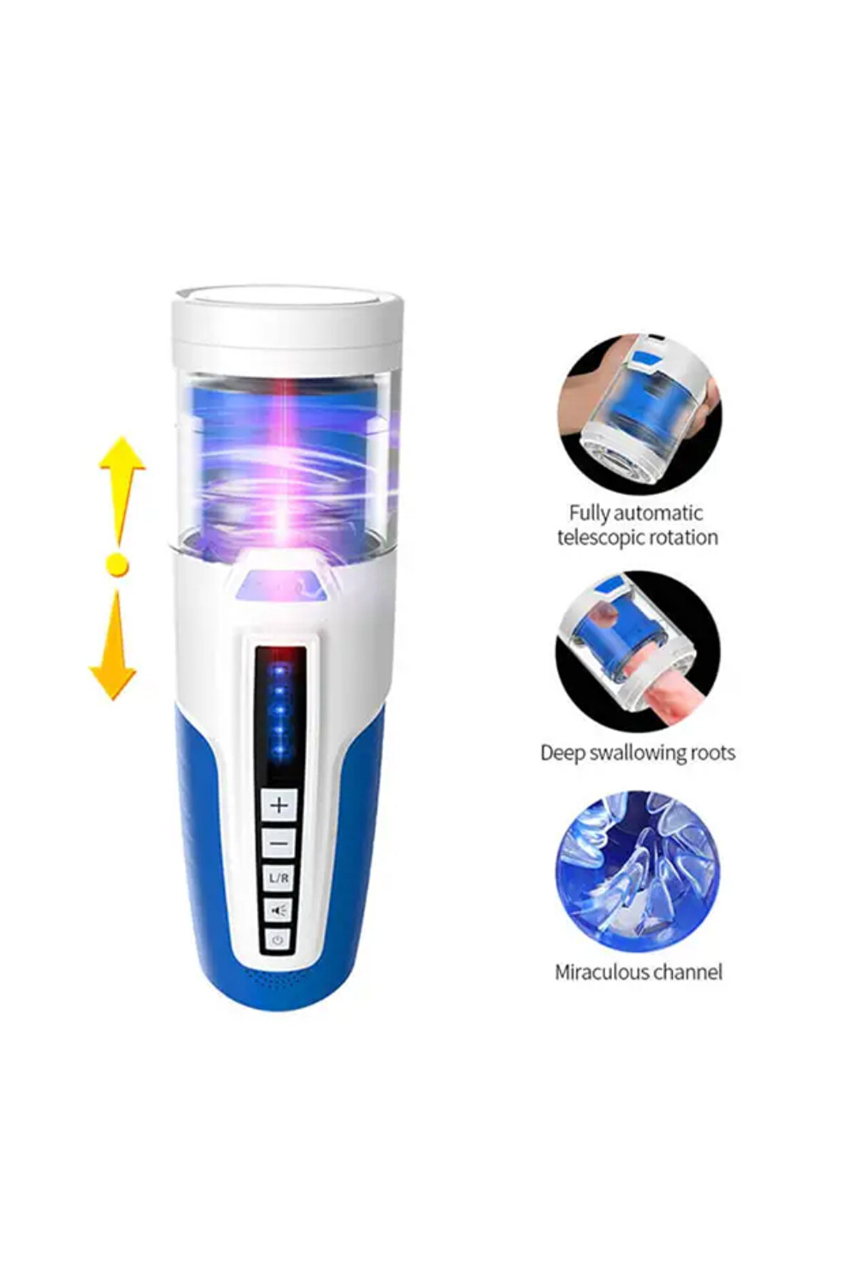 Erox Frenzy Whi̇rlpool Masturbati̇on Cup İleri̇ Geri̇ Hareketli̇ Vaji̇na