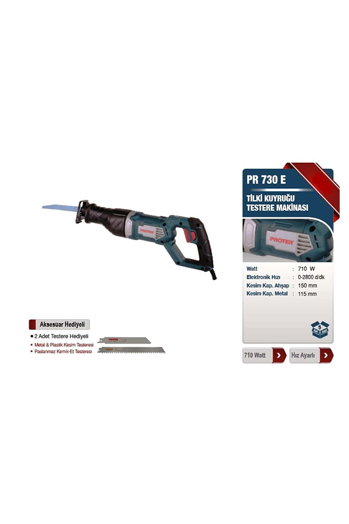 Proter Pr730E Ti̇lki̇ Kuyruğu Testere