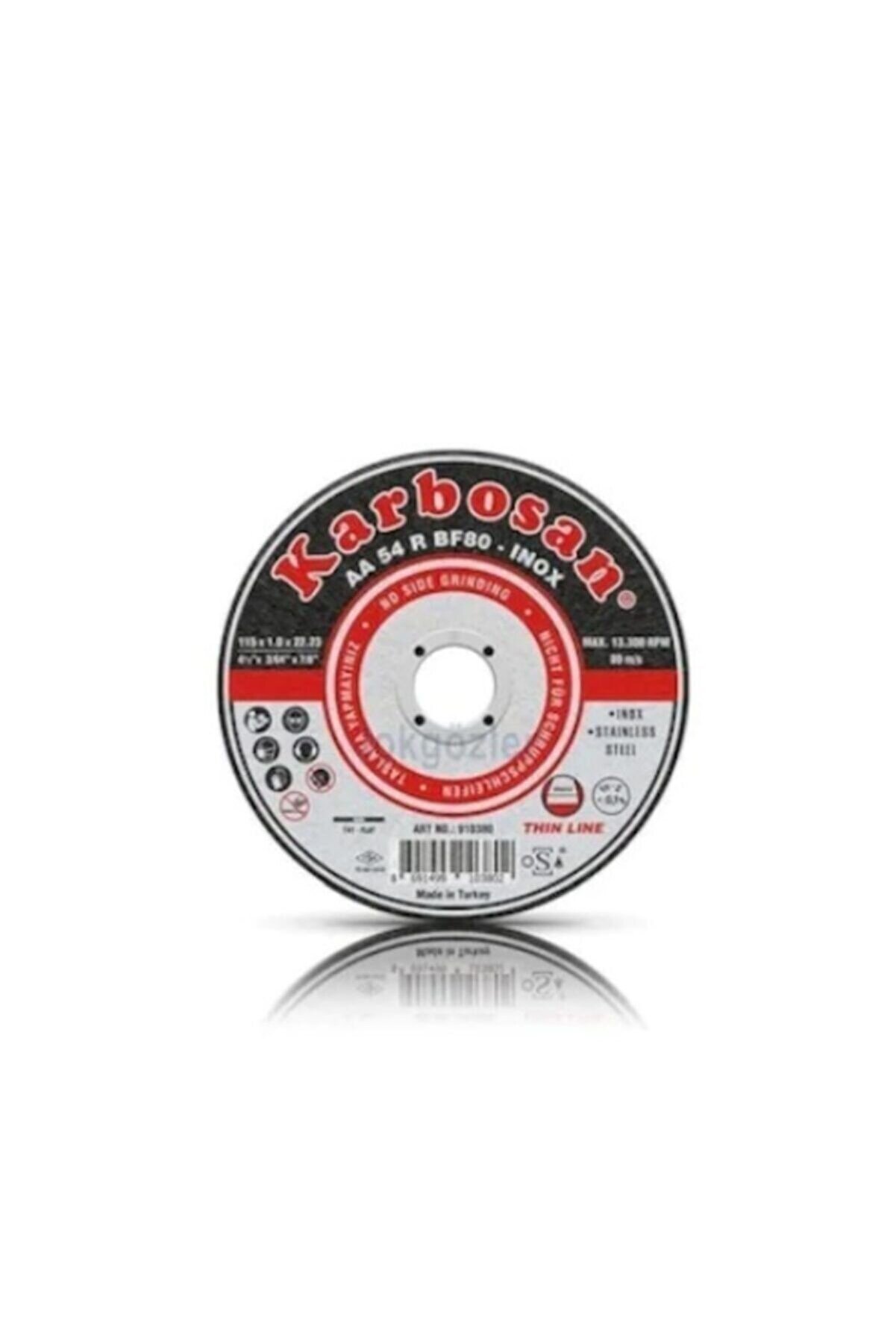 Karbosan Inox 115X1 Taş ( 1 Kutu 25 Adet )