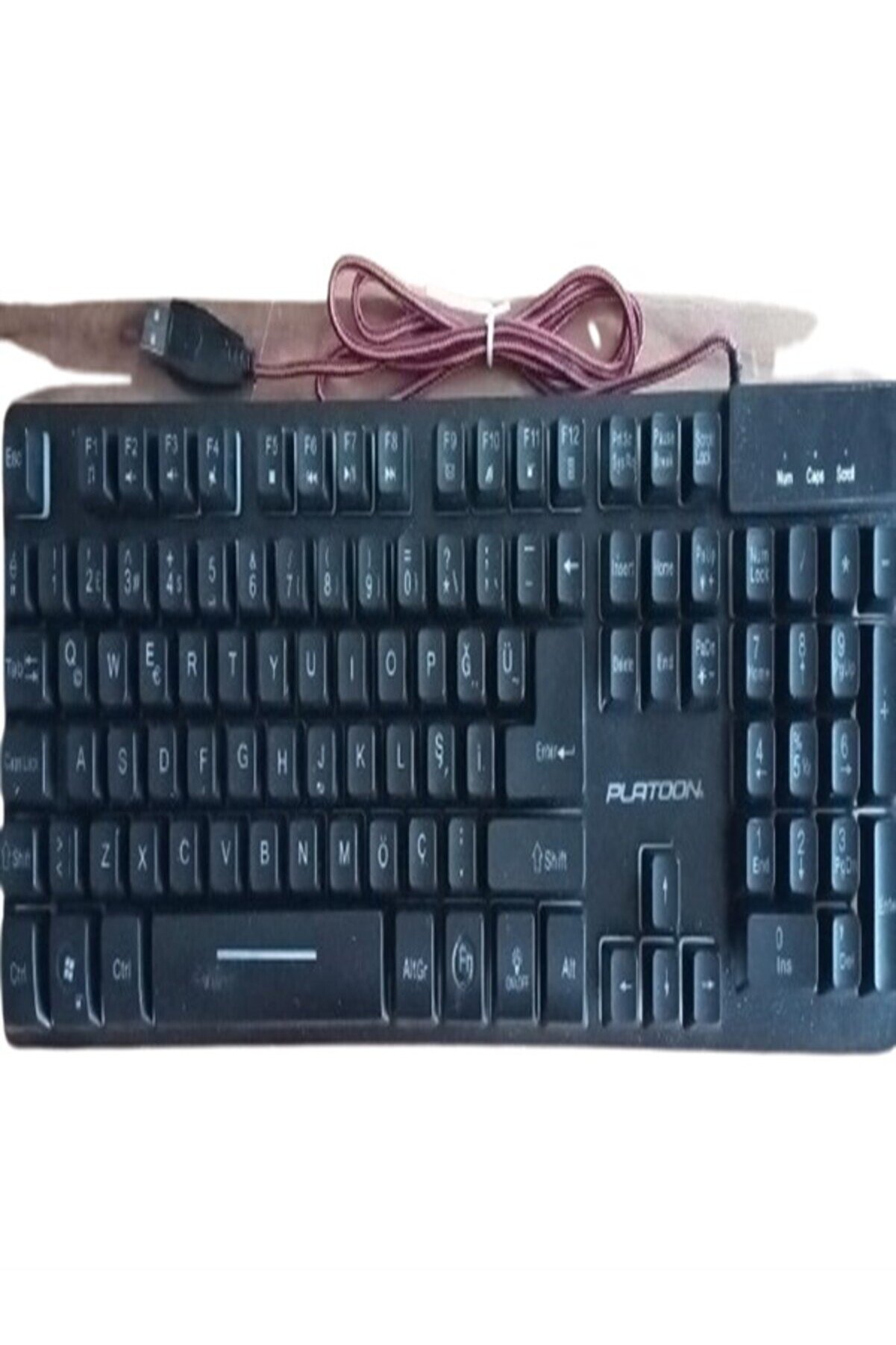 Pl Oyunucu Klavyesi̇ -476 Ledli̇
