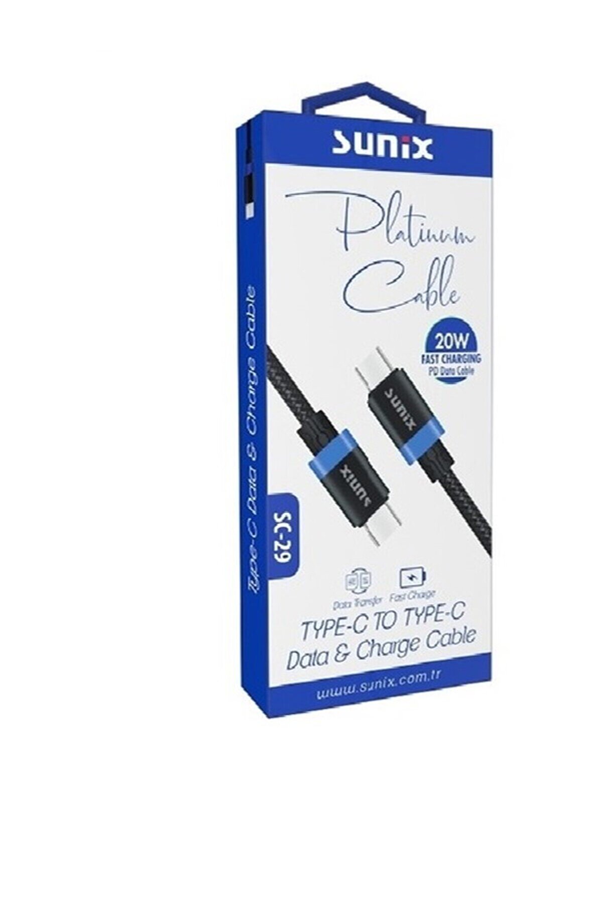 Li̇nk Suni̇x Sc-29 Type -C To Type-C Şarj Ve Data Kablosu 20 W Hızlı Şarj